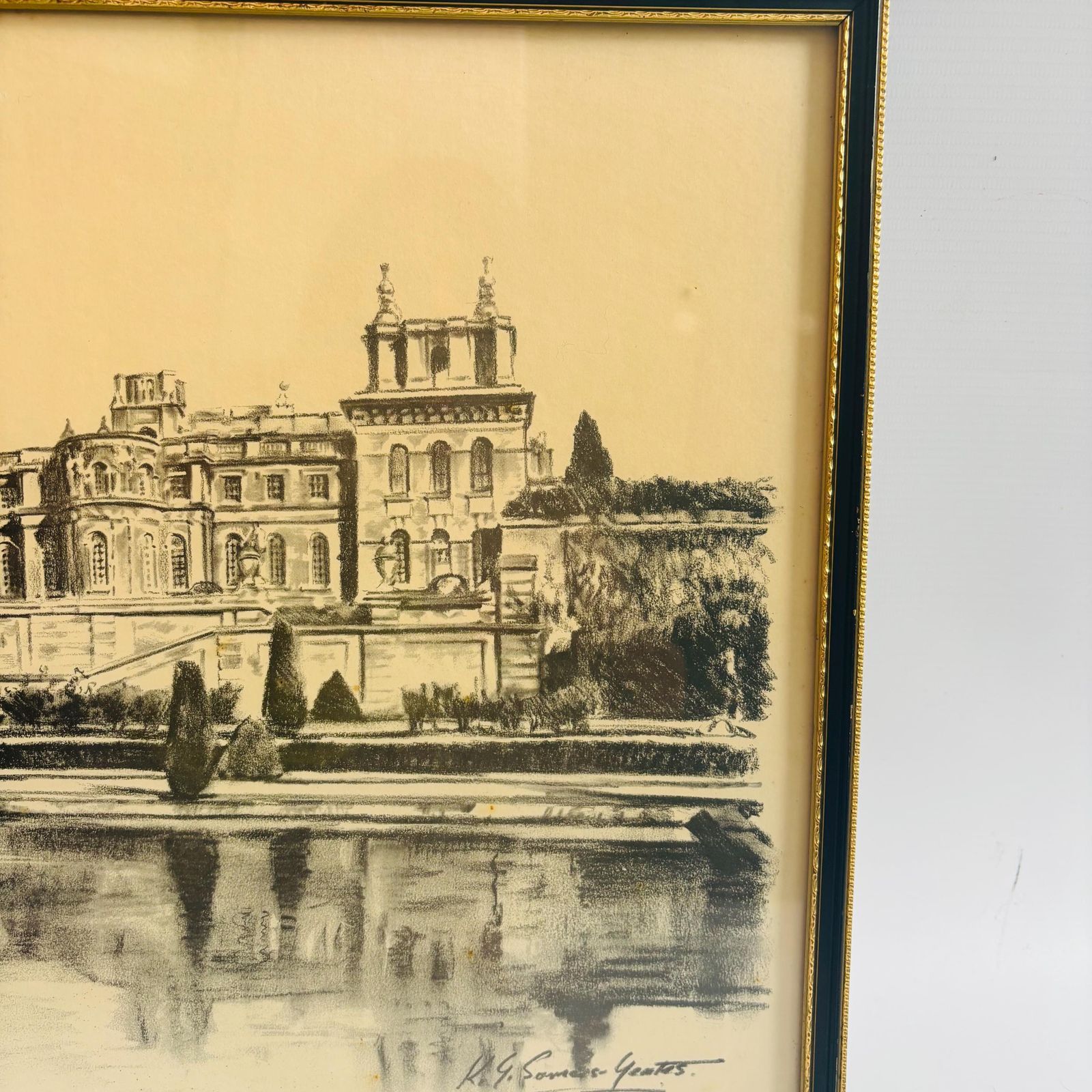Art Deco Blenheim Palace Giclée Print By Kenneth Somers Yeates photo vinterior