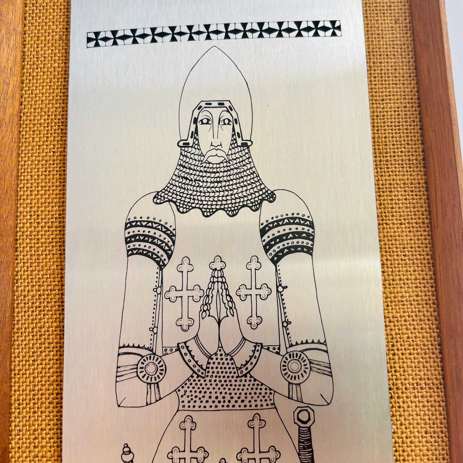 1970s Stainless Steel Earl Of Warwick Art   Cornish Contemporary Design photo Art