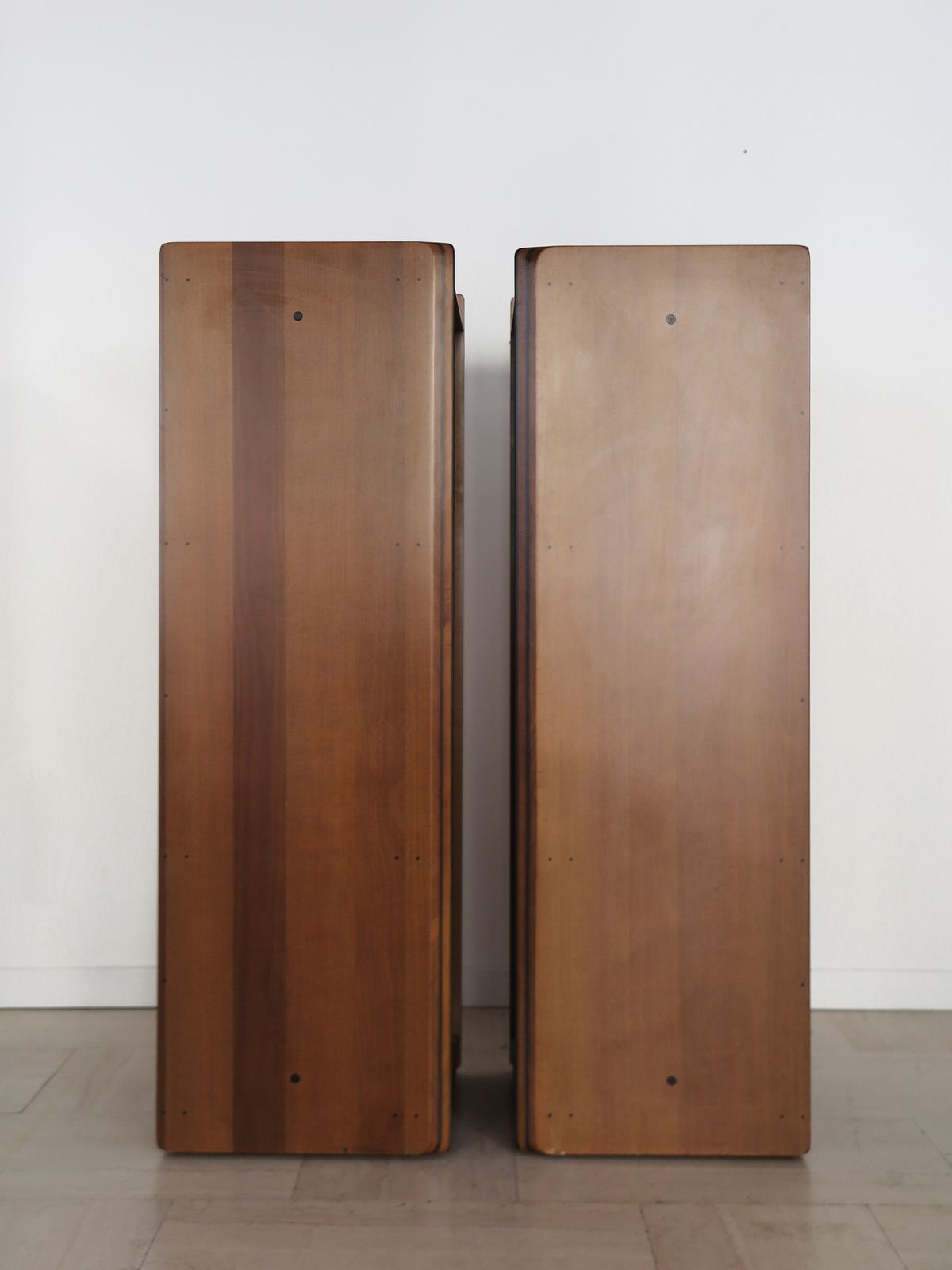 Afra & Tobia Scarpa For Maxalto Wood And Leather Storage "Artona "Serie, Italy 1970s photo vinterior