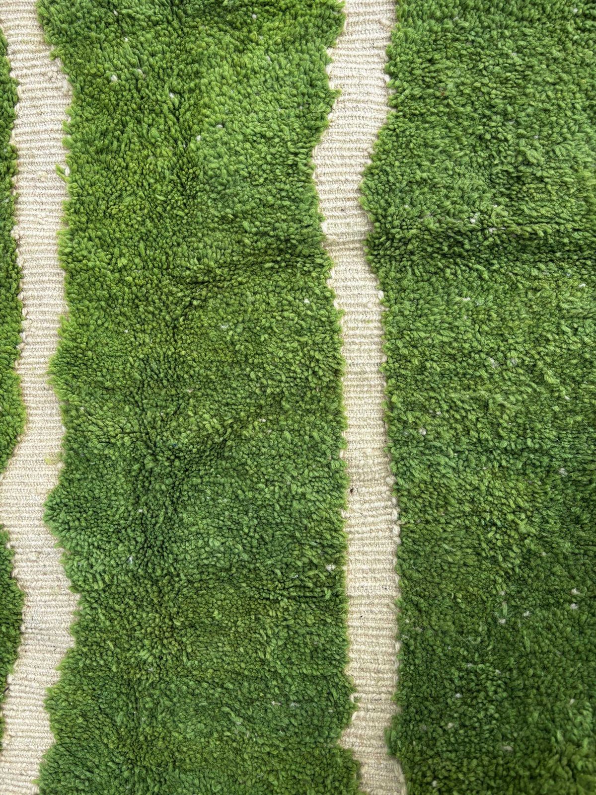 photo furniture Moroccan Green Rug 200x300 Cm – Handmade Wool Area Rug, Modern Berber Rug, Large Luxury Moroccan Rug
