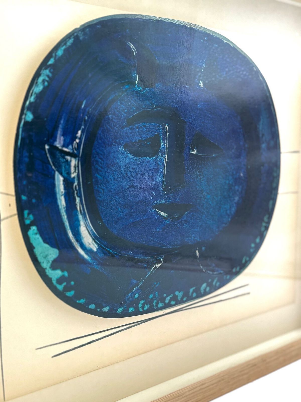 A Framed Lithographic Plate From The 1948 Swedish, Limited Edition Portfolio Of Only 200  “Ceramiques De Picasso” photo buy