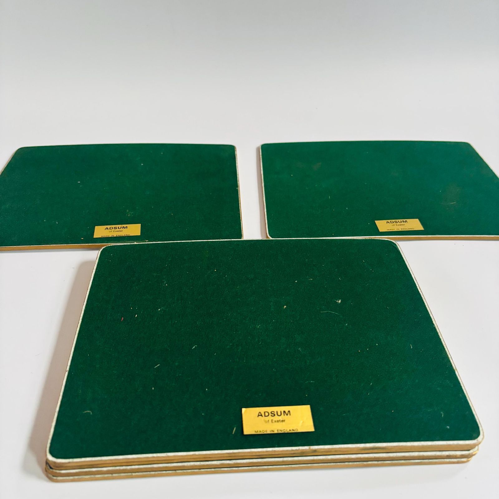 Vintage London Map Placemats: Set Of 6 Retro Adsum Of Exeter Mats. photo Art
