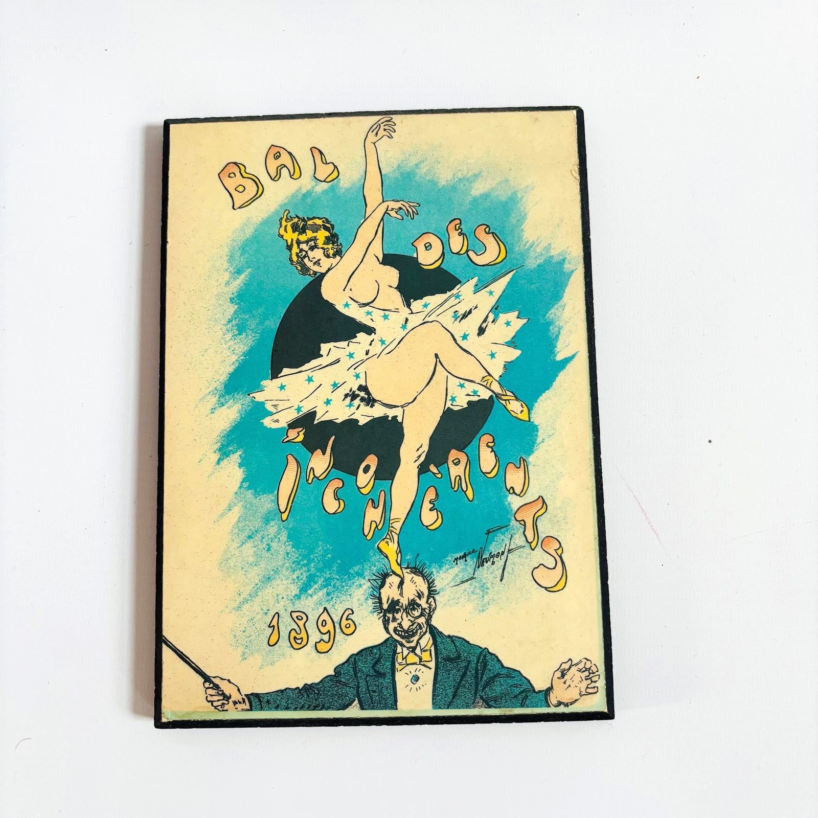 Art Nouveau Cabaret Lithograph: Bal Des Incohèrents, Maurice Neumont