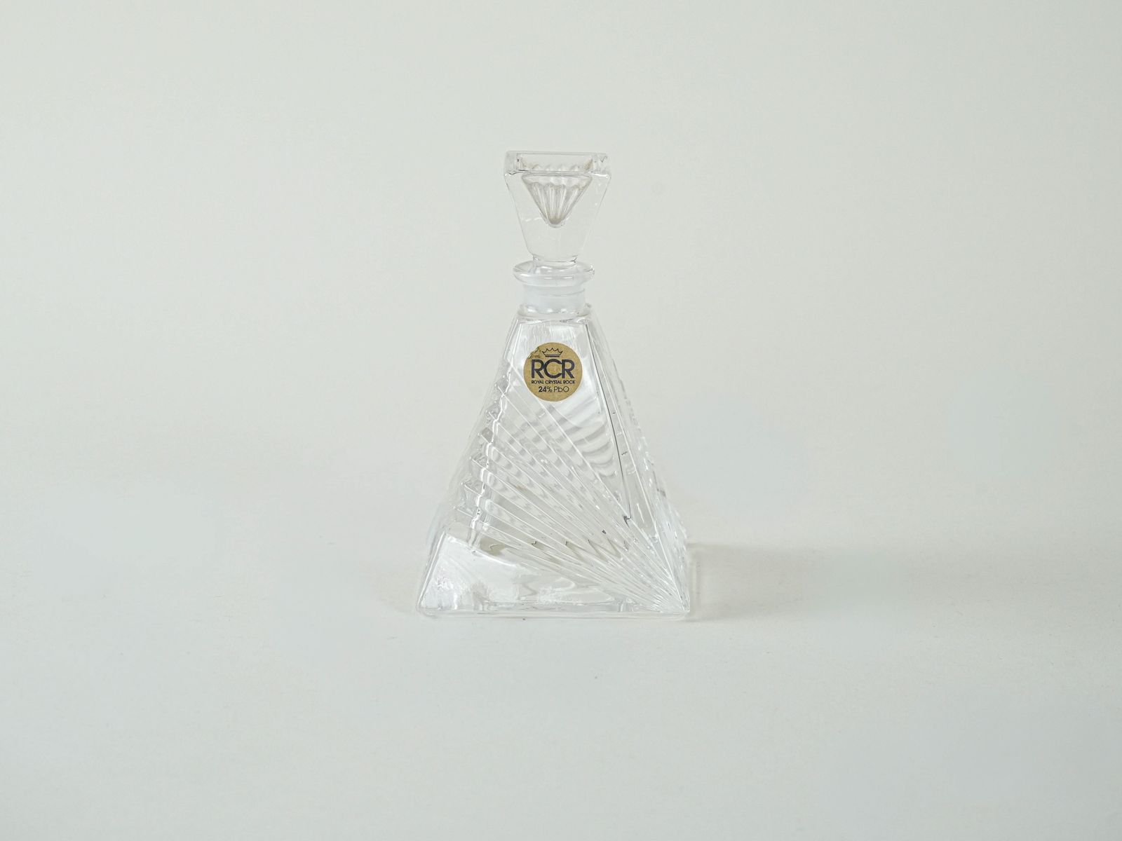 Glass Carafe Italian Design 1970s  Manufactured By Rcr Cristalleria Italiana photo for sale