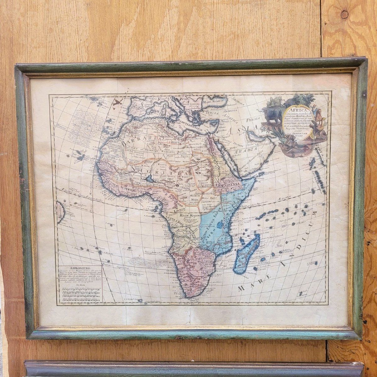 photo for sale G De L'isle  Ieremiah Wolff  6 Engravings On The Continents, 18th Century