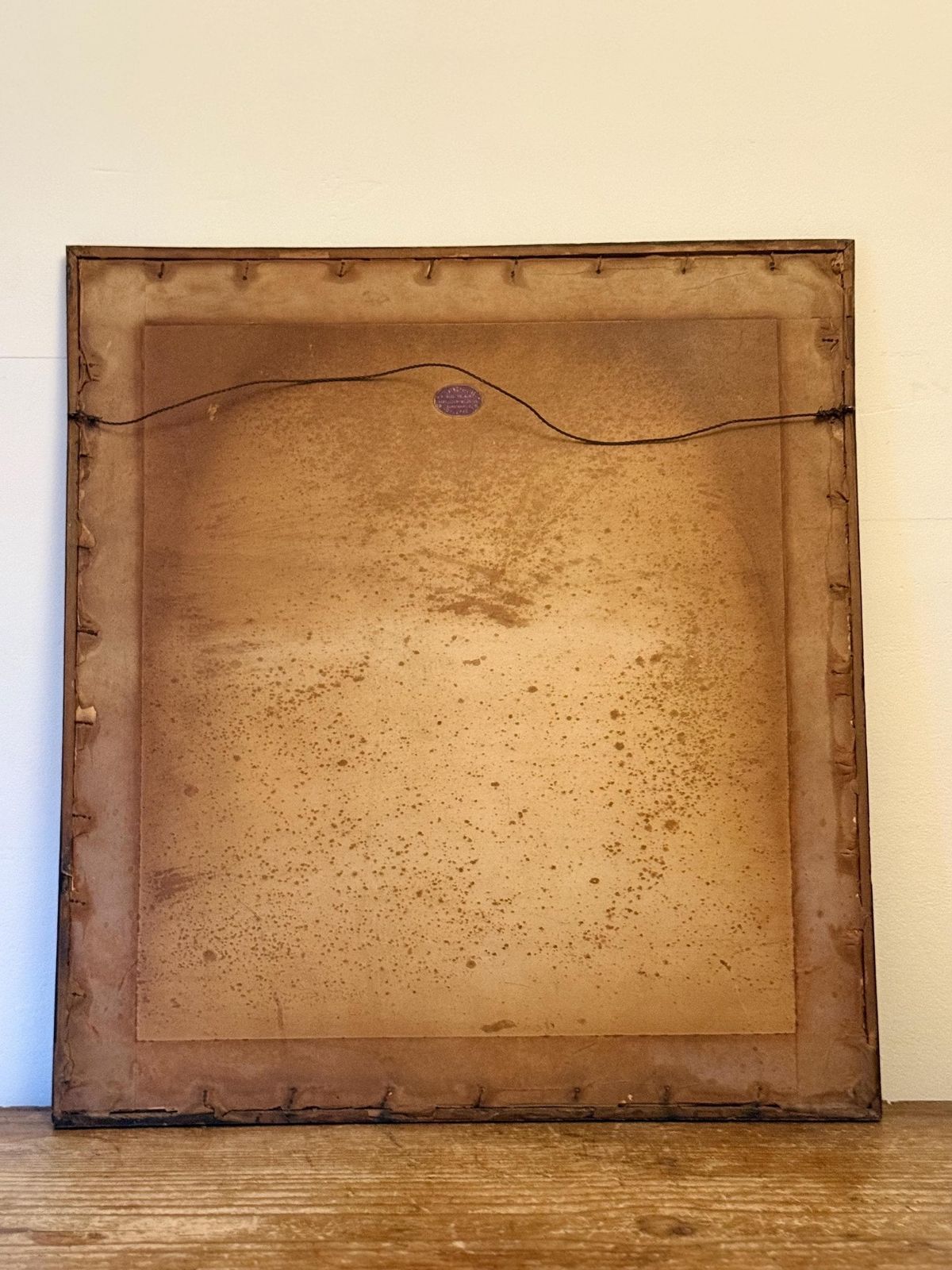 Art Antique Carved Frame Landscape Sketch photo