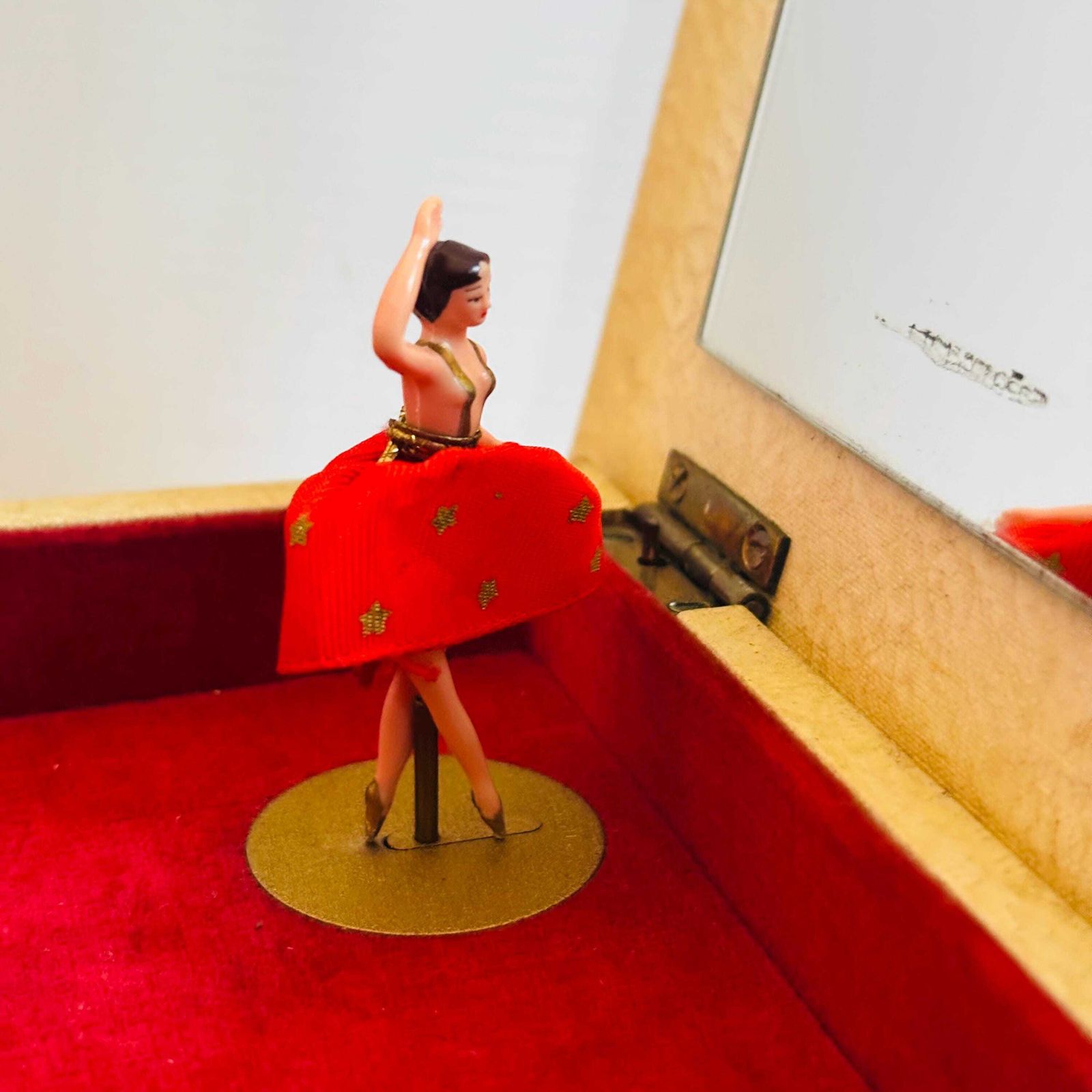 photo furniture Beautiful Piano Design Swiss Early Reuge 1940s Musical Jewellery Box Ballerina :Slow Music