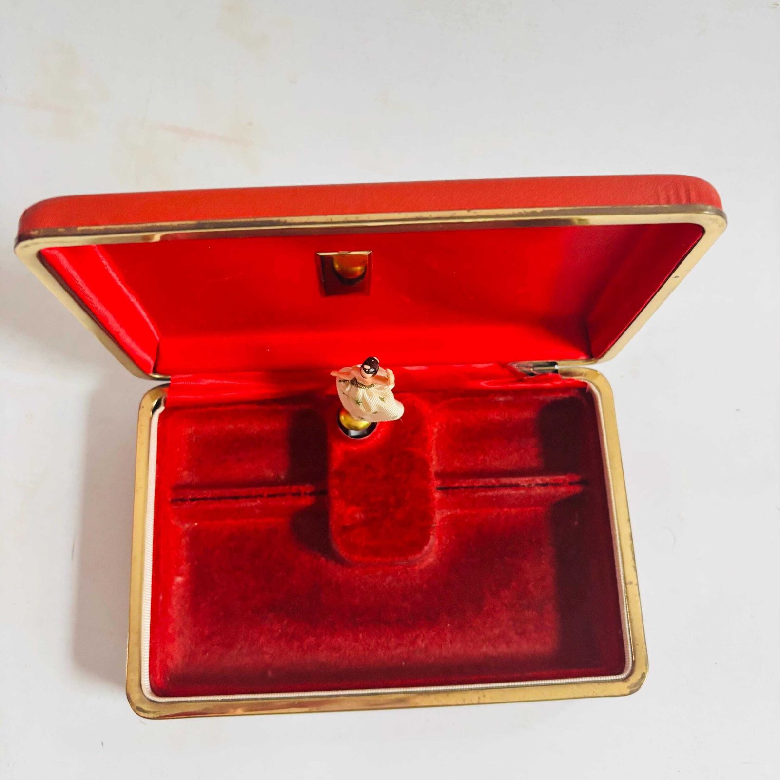 Vintage Reuge Swiss Musical Jewelry Box With Ballerina photo 142.0