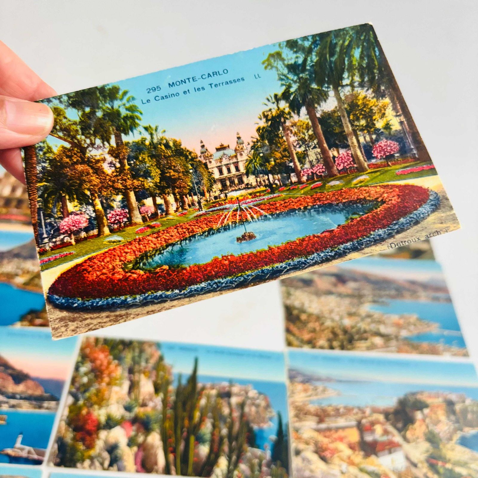 Vintage Monaco Postcards, 1950s French Riviera Views, Set Of 12 photo vintage