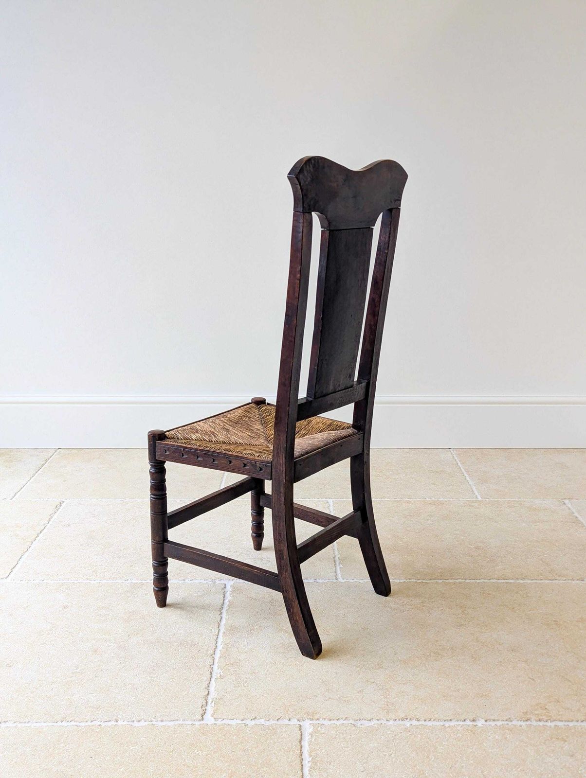 465.0 Antique Victorian Carved Oak Green Man Side Chair C.1890 photo
