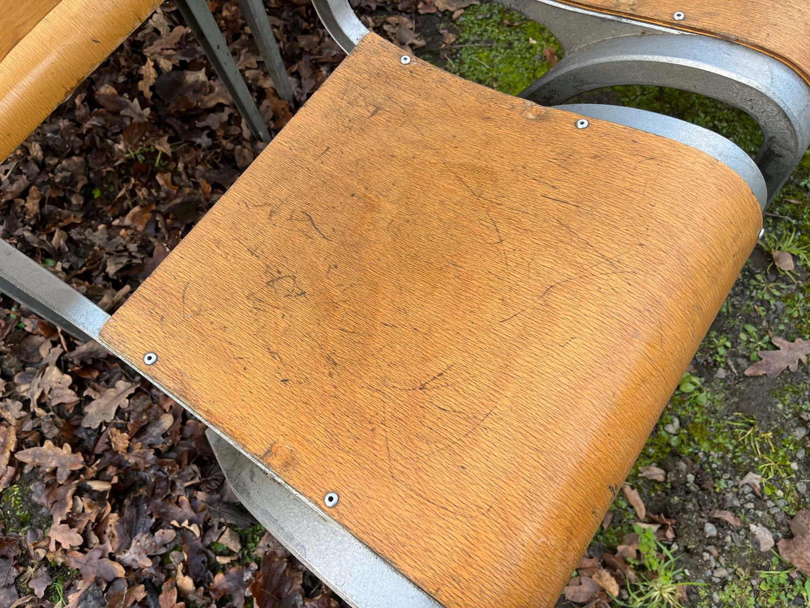 photo for sale Esavian Children’s Stacking School Chair By James Leonard, 1950s Height 40cm