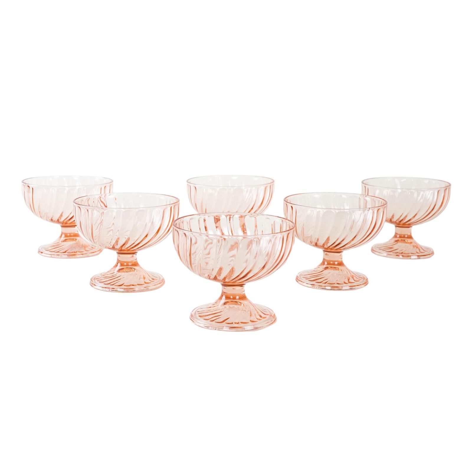 Set Of Dessert Bowls, Italian Design, 1970s, Production: Italy