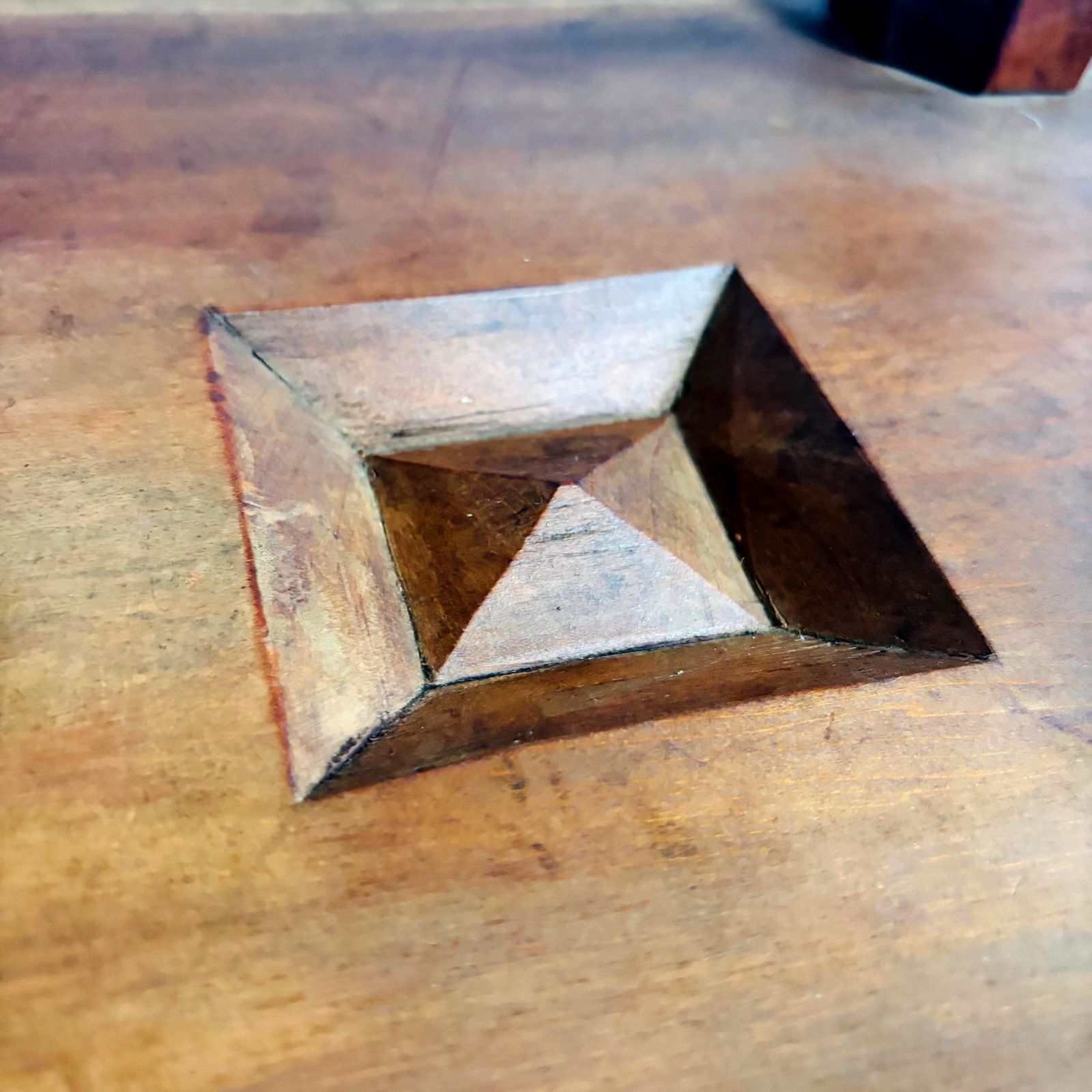 Antique Kaya Or Zelkova Wood Shogi Go Table: 100 Year Old Wood Japanese Board photo vintage