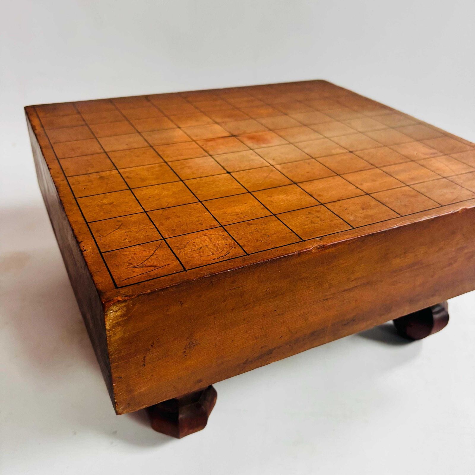 photo buy Antique Kaya Or Zelkova Wood Shogi Go Table: 100 Year Old Wood Japanese Board