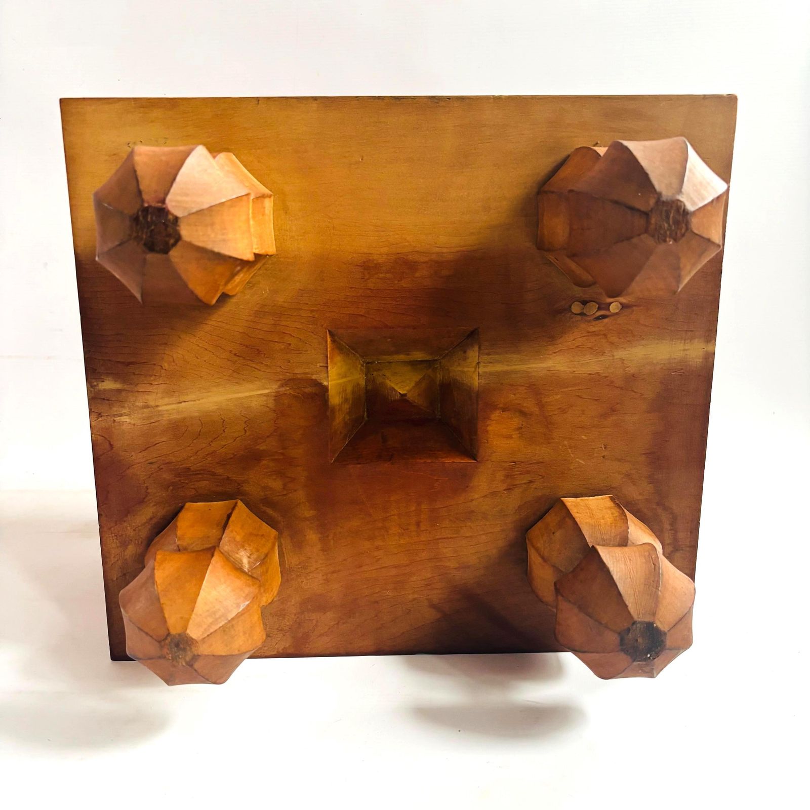 photo buy Antique Kaya Wood Go Table: 100 Year Old Wood Japanese Board