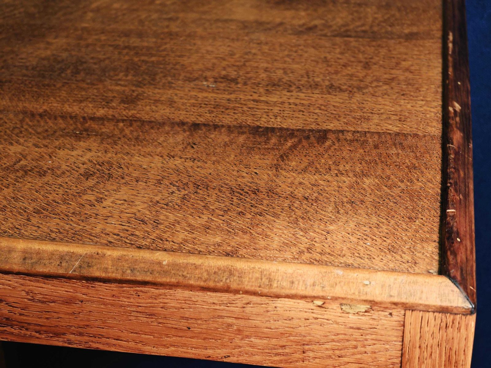 Vintage Square Mid Brown Table   1940s Wartime Government Utility Furniture Scheme   51cm Depth And Width   61cm Tall photo buy