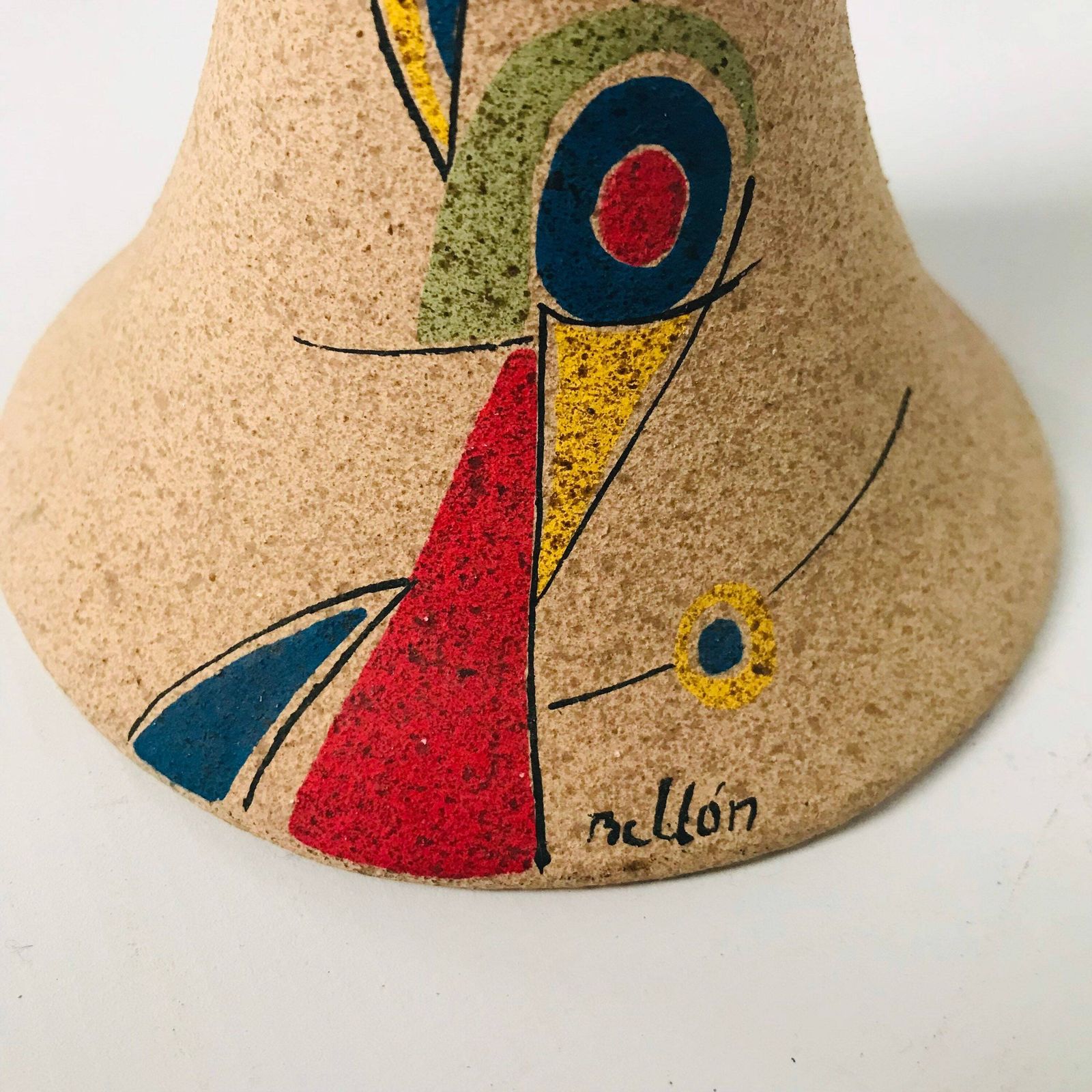 photo furniture Vintage Bellón Alfareros Pottery Figurine: Spanish Mid Century Modern Art