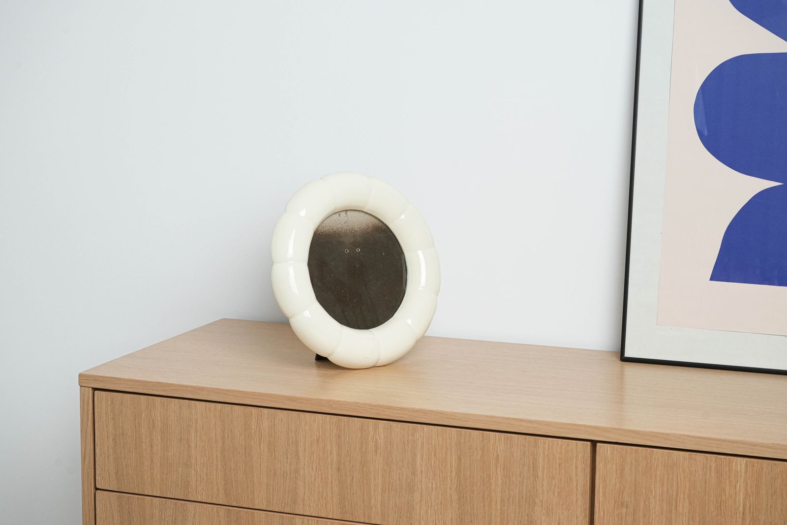 Decorative Porcelain Frame, Italian Design, 1970s, Production: Italy photo furniture