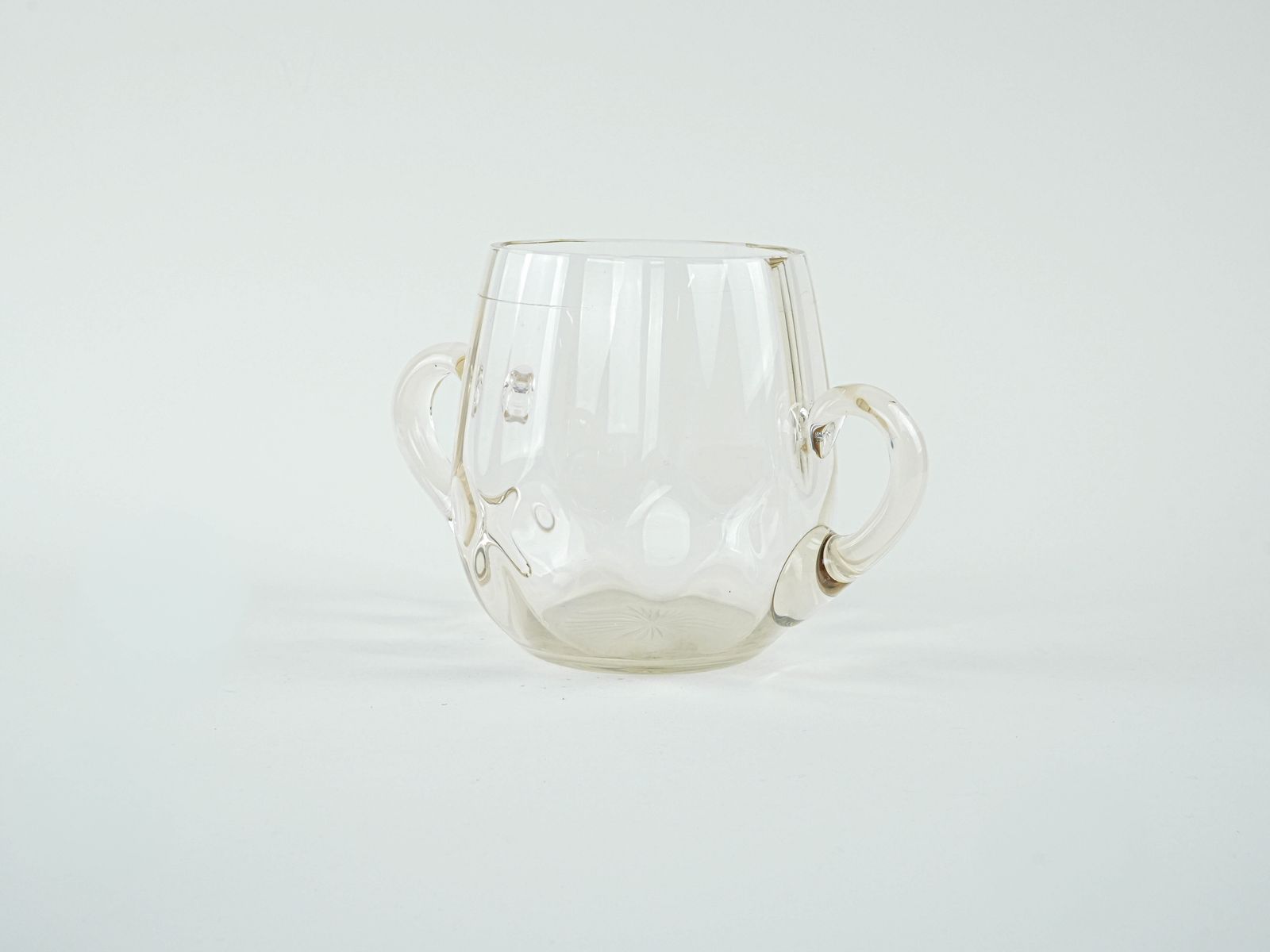 Glass Ice Bucket, Italian Design, 1970s, Made In Italy photo Home Decor