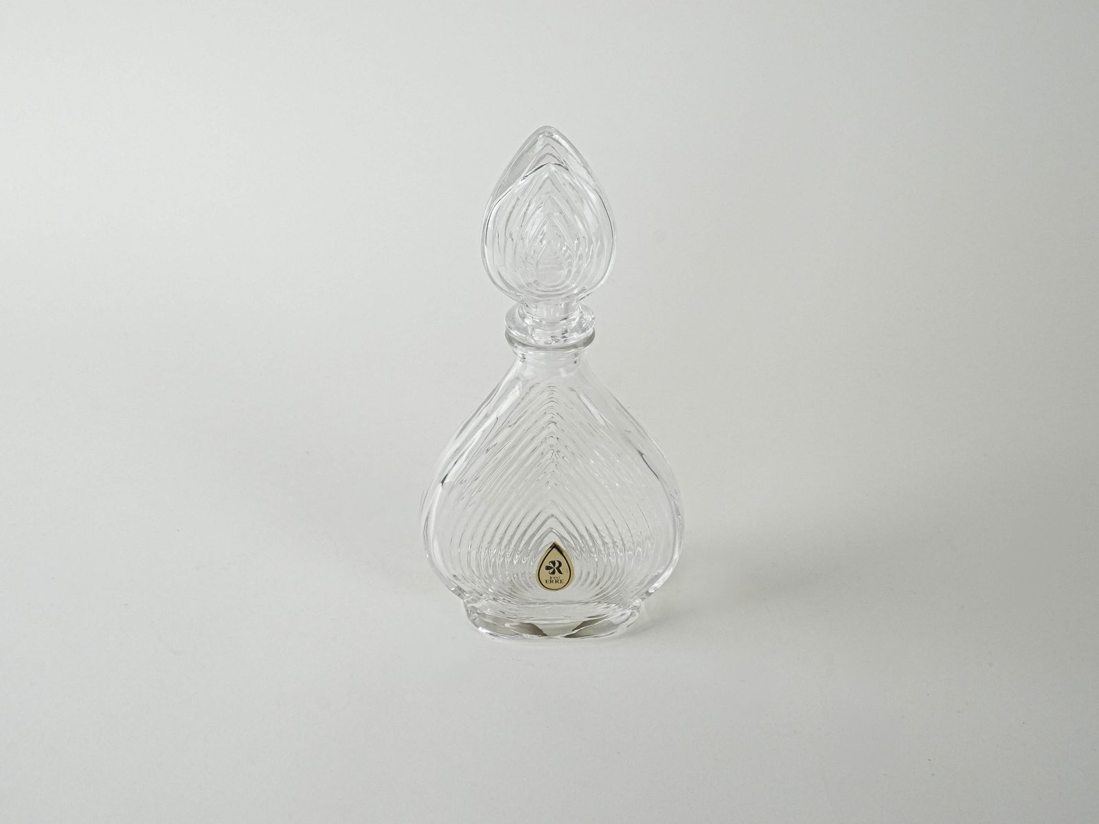 Crystal Carafe, Italian Design, 1970s, Manufactured By Erre photo Home Decor