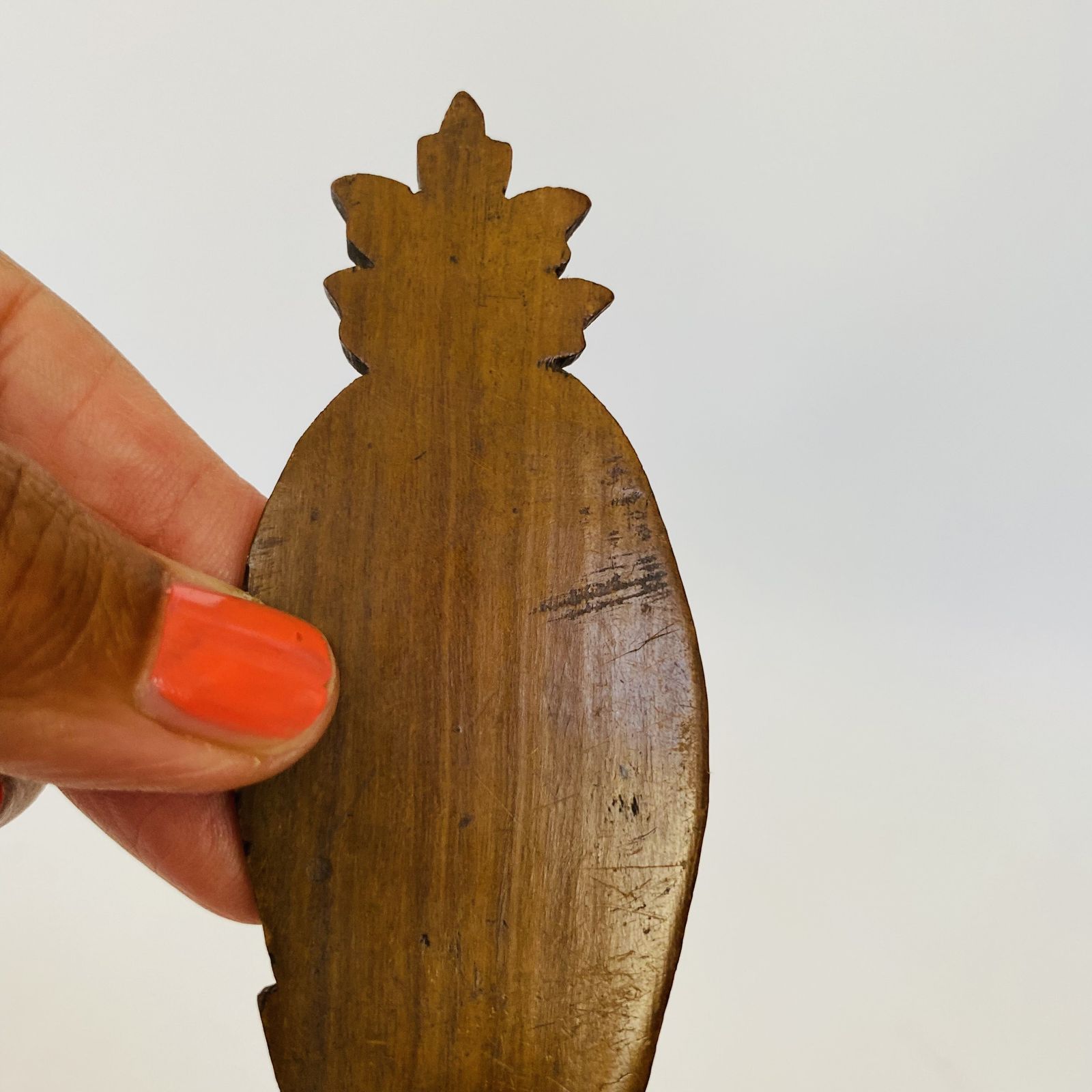 Rare Collectable Letter Opener  1930's Olive Wood/Swallow Bird Love Handmade/Marquetry/Folk Details photo Home Decor