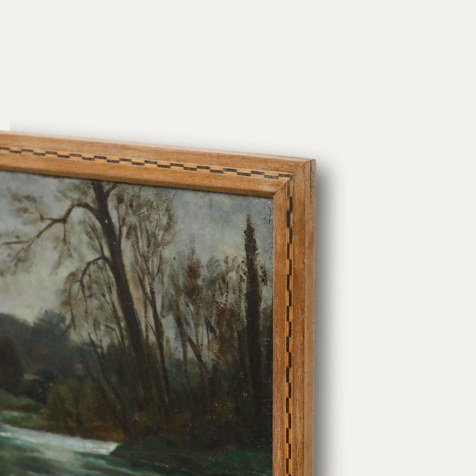 Marcel Renot (1896 1973) Mid 20th Century Oil, River Landscape photo 225.0