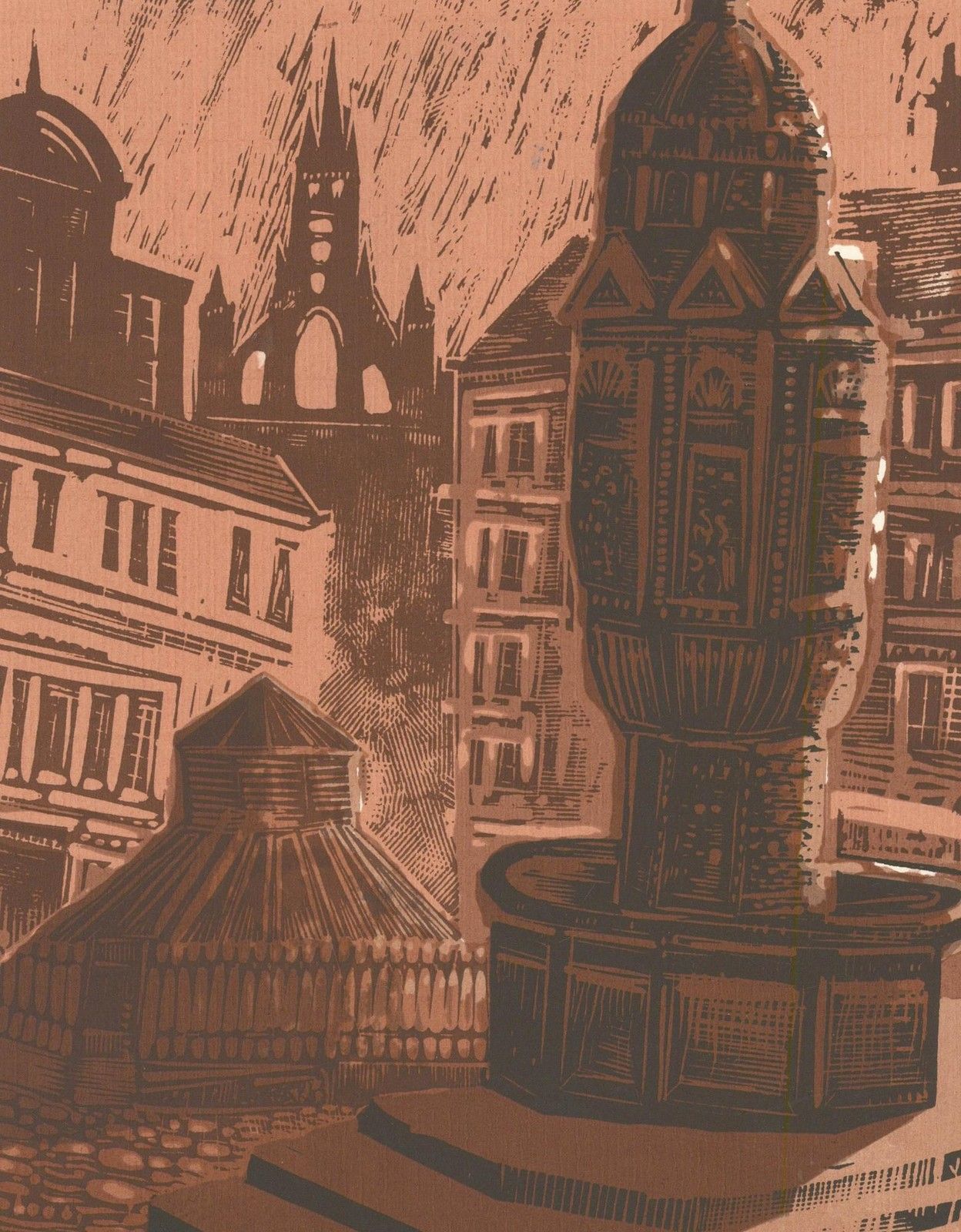 James Williamson Bell (1938 2010) Silkscreen, Bigg Market, Newcastle photo furniture