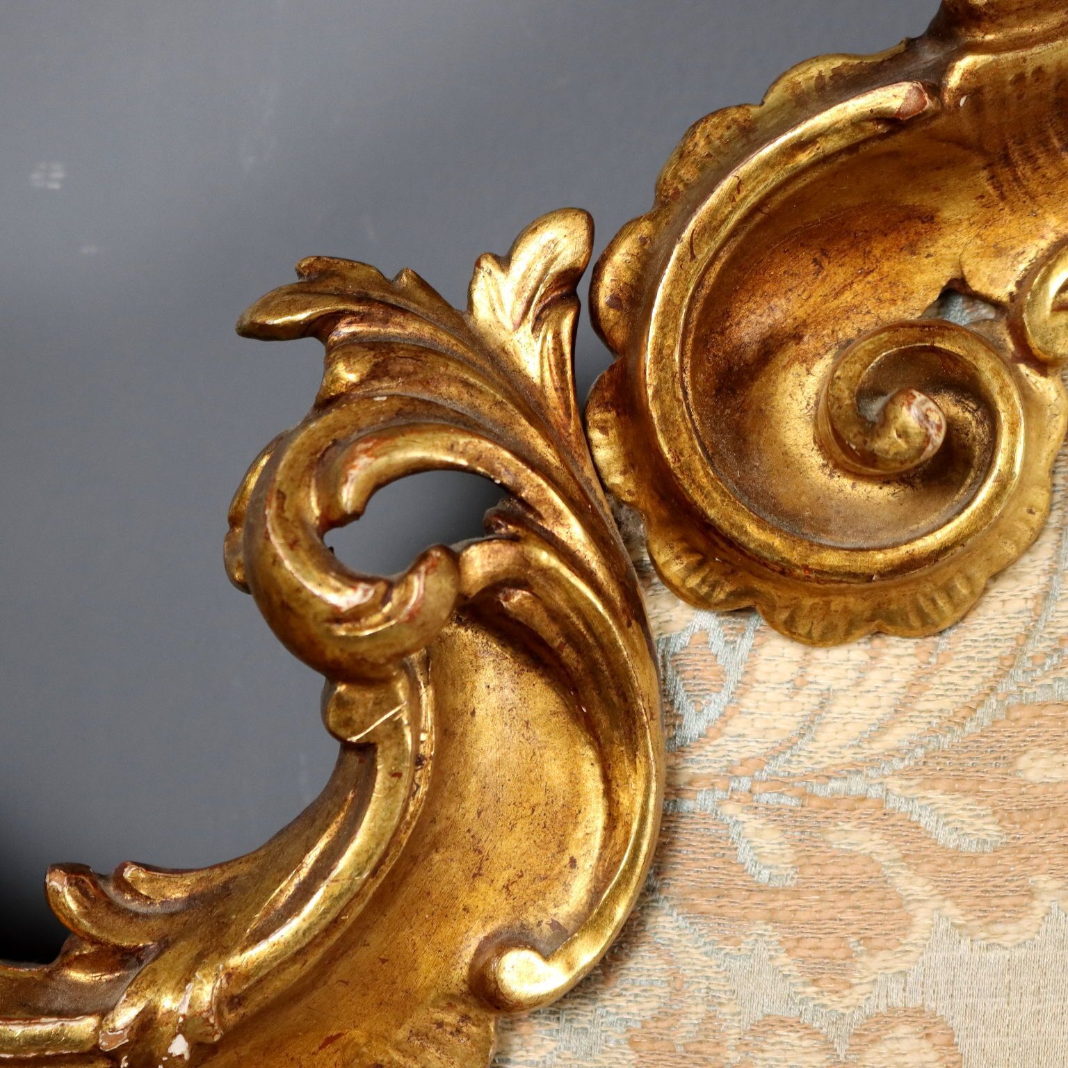 Antique Headboard Carved Gilded Wood Italy XIX Century photo buy