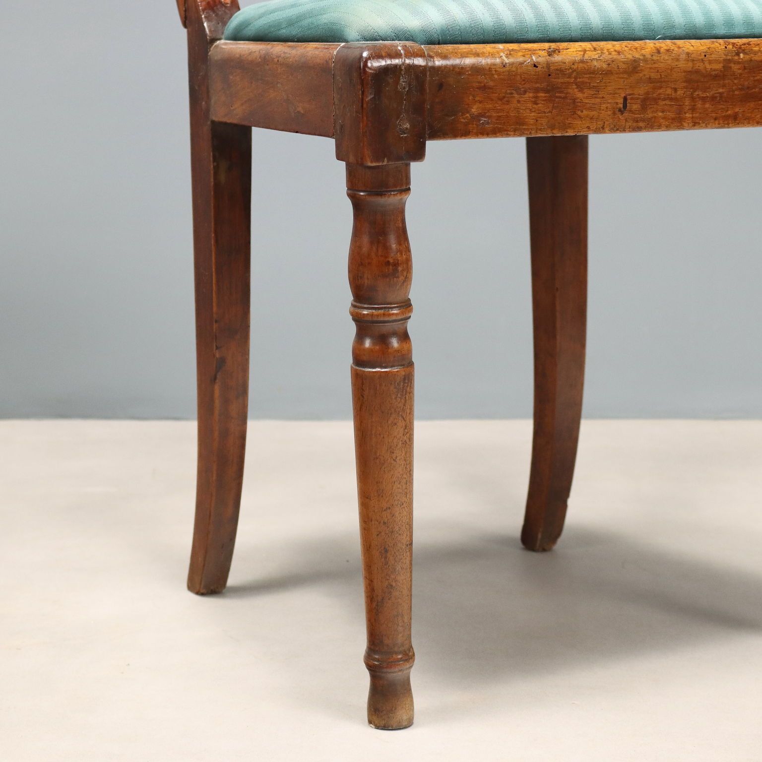 Antique Chairs Louis Philippe Walnut Padded Seat XIX Century photo vinterior