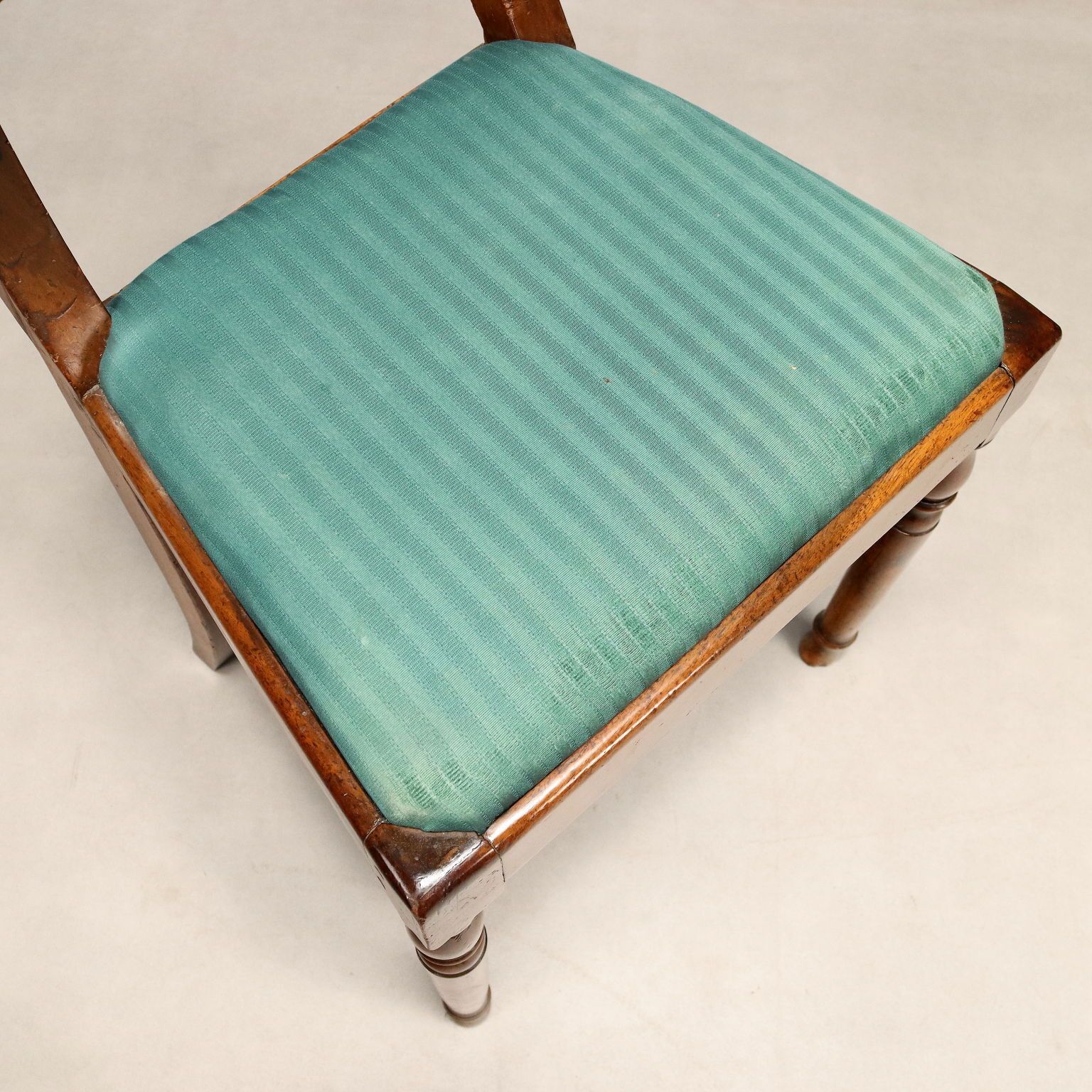Antique Chairs Louis Philippe Walnut Padded Seat XIX Century photo buy
