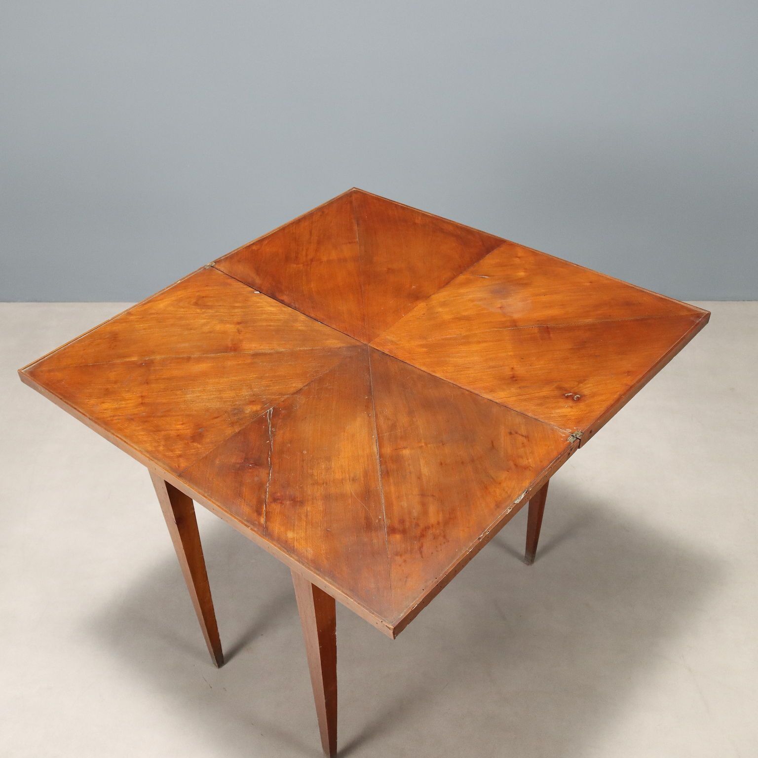 Antique Coffee Table Directoire Cherrywood Italy Early XIX Century photo for sale