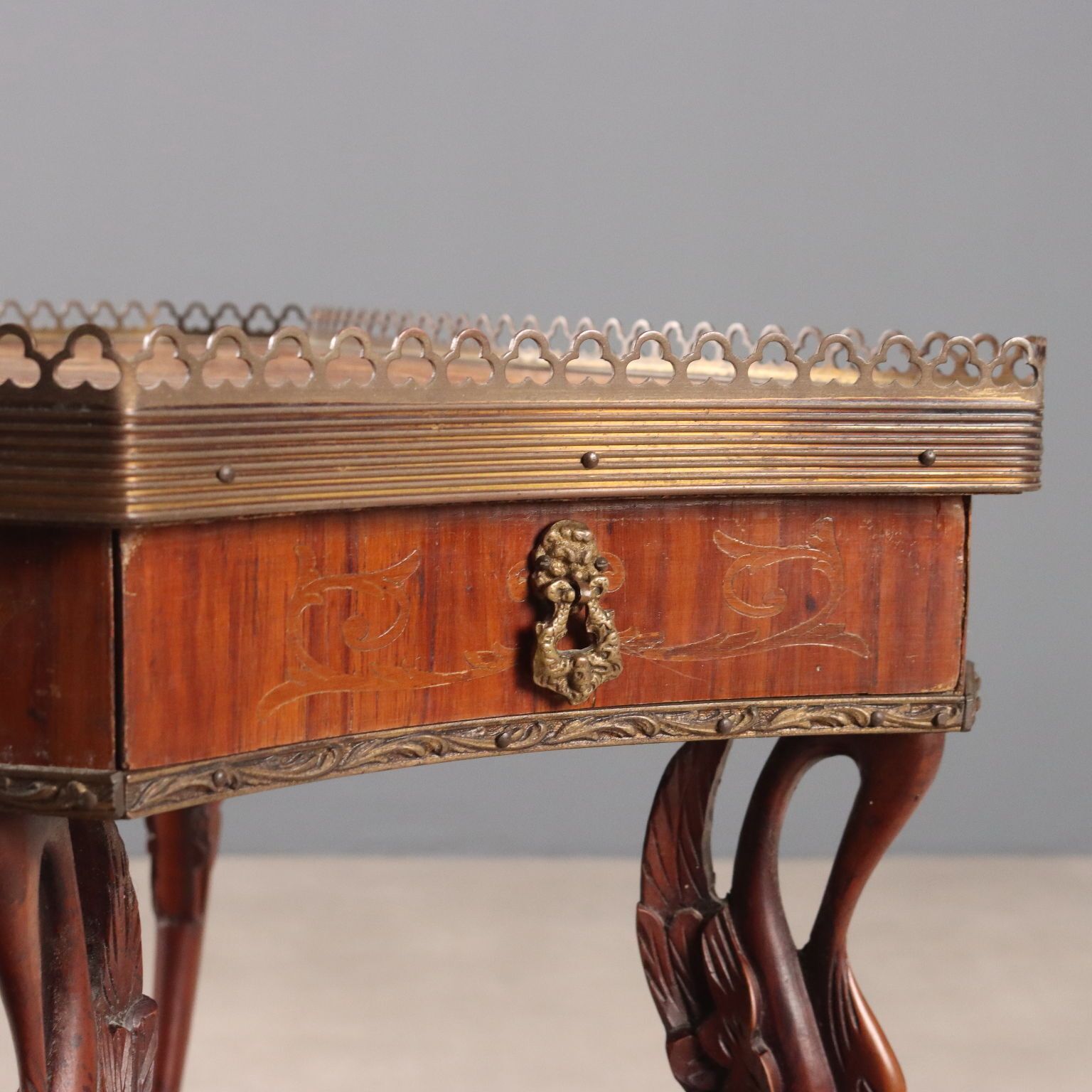 Antique Small Table Fruit Wood Bois De Rose XX Century photo buy