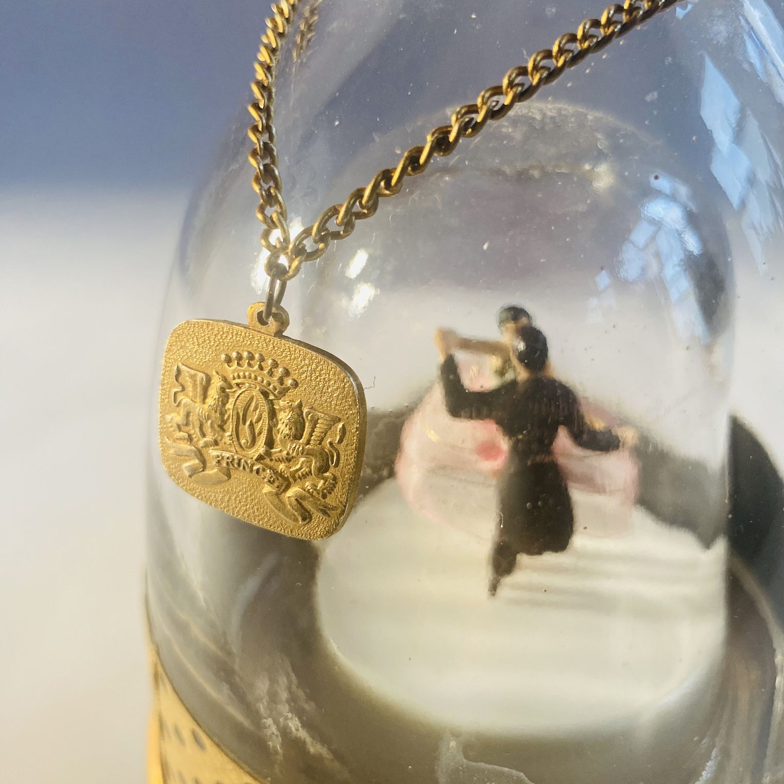 Rare French Ballerina Music Decanter: Mid Century Bols Prince Bottle photo vinterior