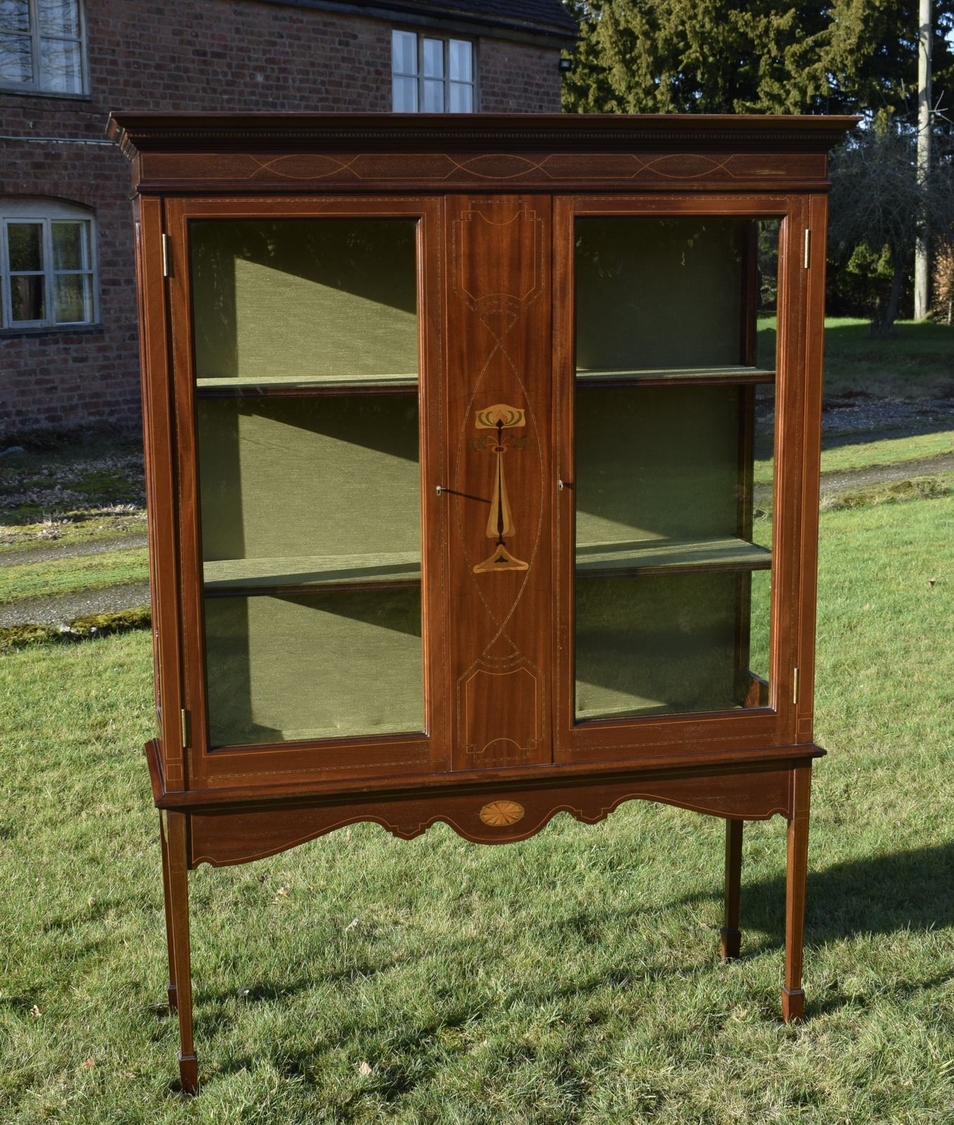 Early 20th Century Art Nouveau Display Cabinet