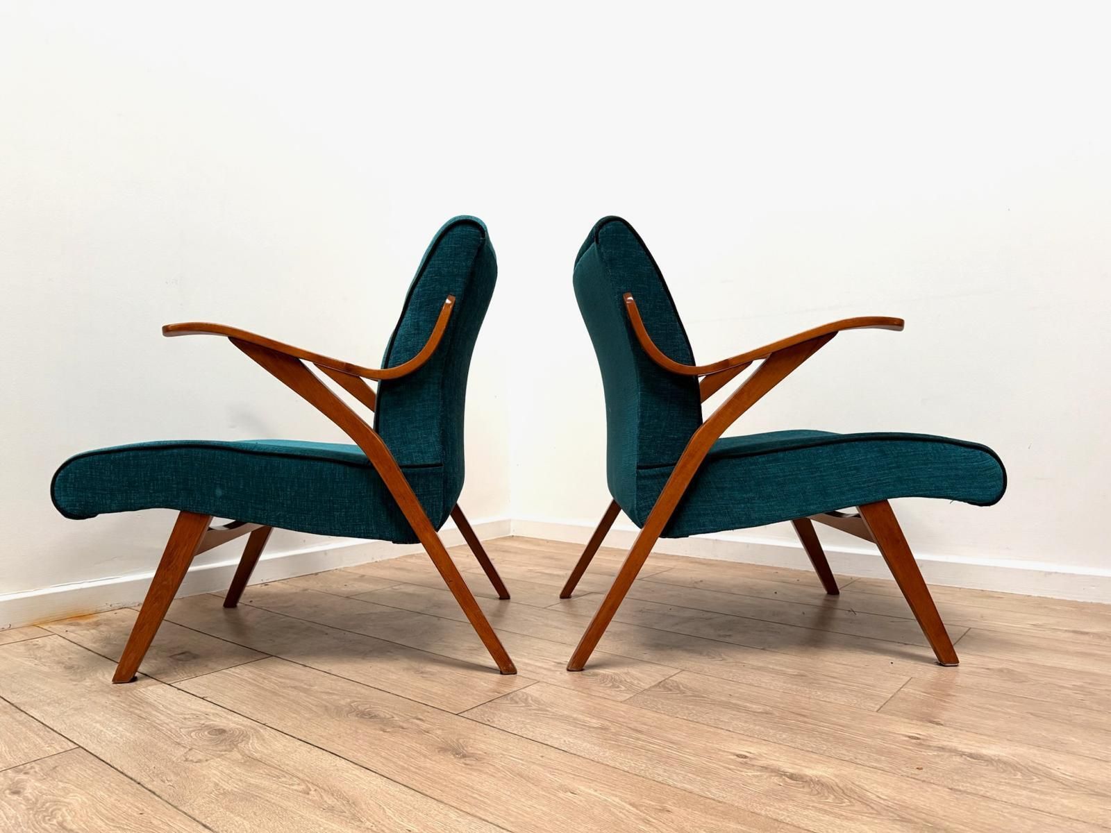 Superb Vintage Italian Green Gio Ponti Rare Style Armchairs 1950 S  Delivery Available 0006. photo vintage