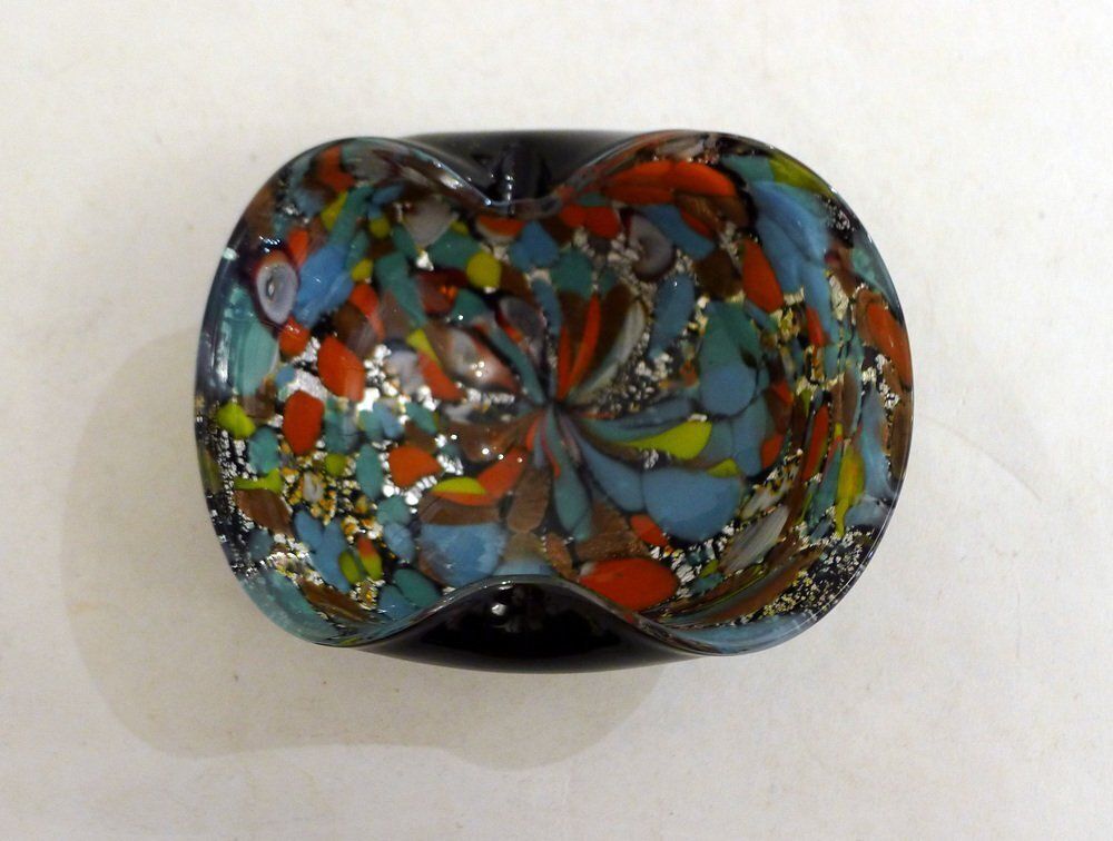 Confetti Ashtray In Blown Murano Glass, 1950s photo furniture