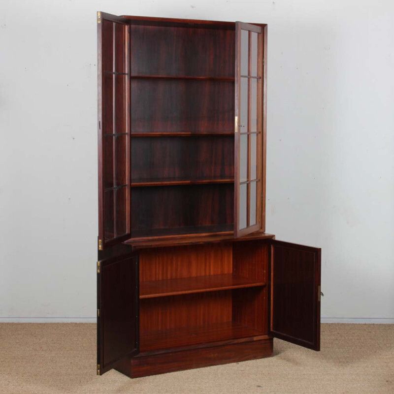 Rosewood Display Cabinet/Bookcase By Lyby Mobler, 1960 photo furniture