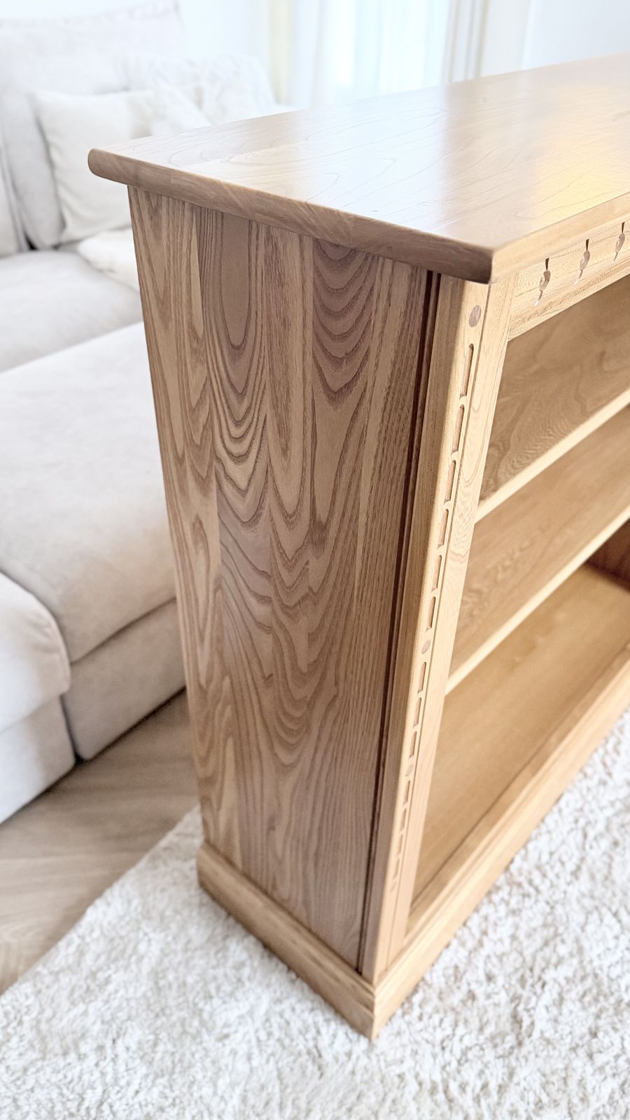 photo furniture Ercol Golden Dawn Elm Open Bookcase