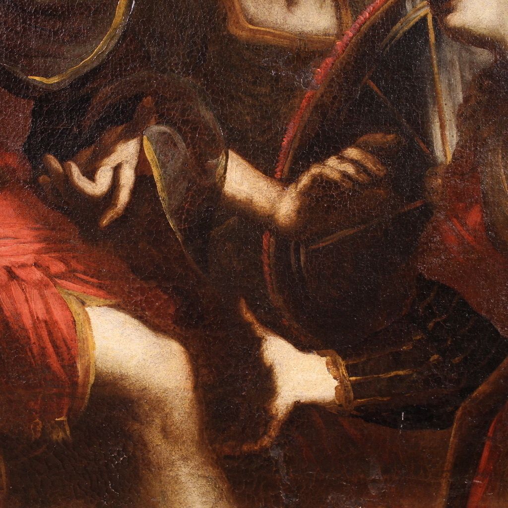 17th Century Mythological Painting, The Dispute Between Agamemnon And Achilles Over Briseis photo buy