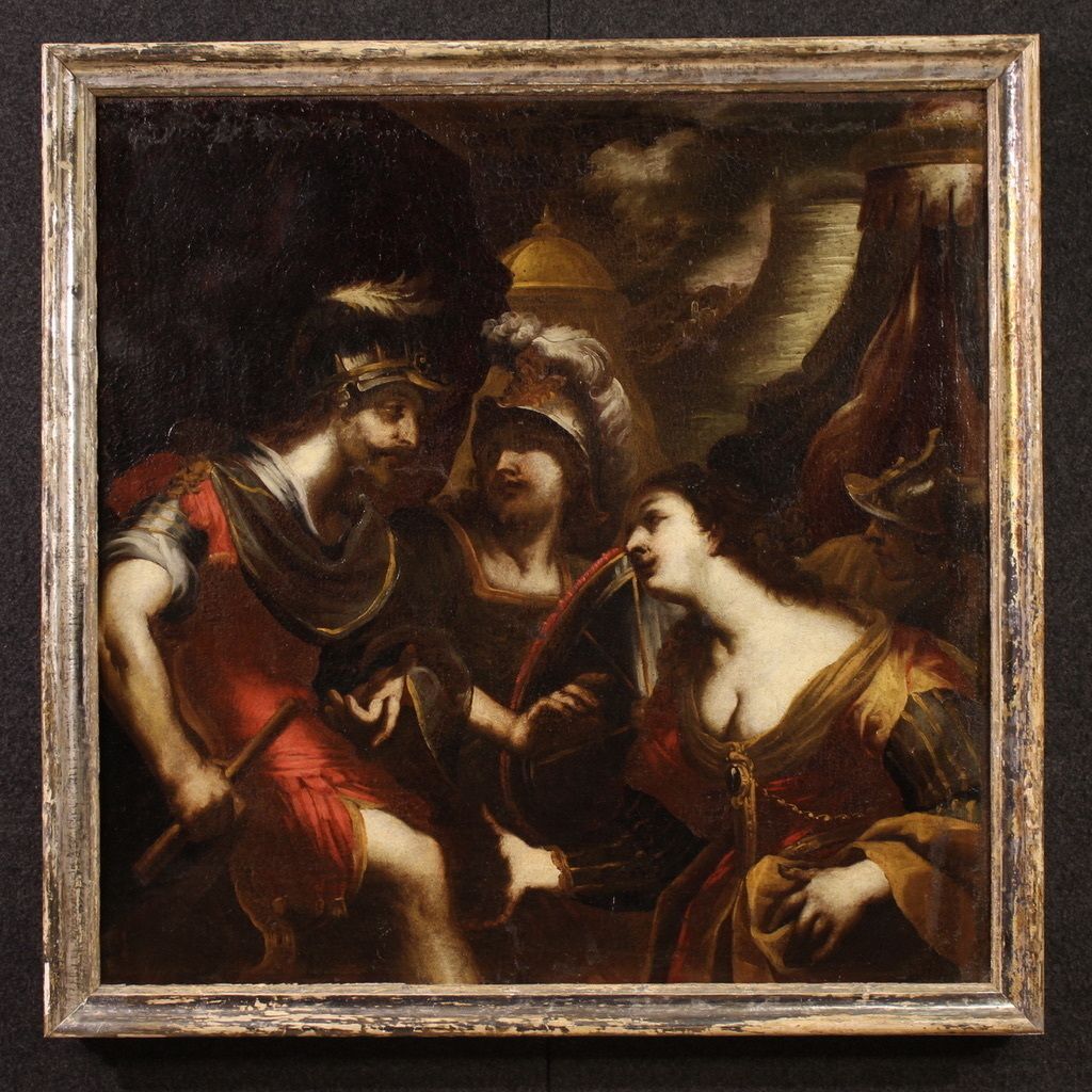 photo buy 17th Century Mythological Painting, The Dispute Between Agamemnon And Achilles Over Briseis