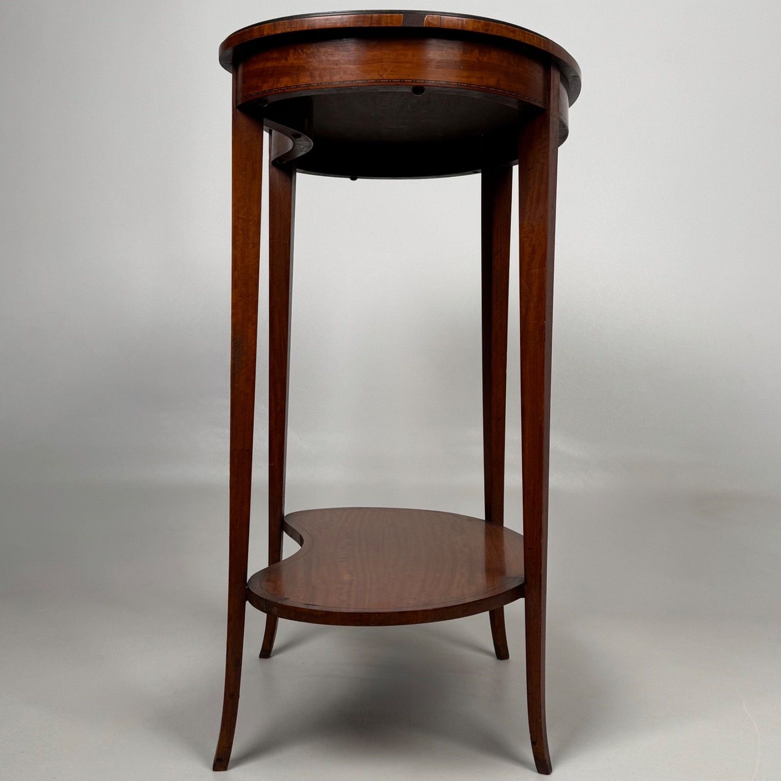 Antique 19th Century Kidney Shaped Side Table In Satinwood photo buy