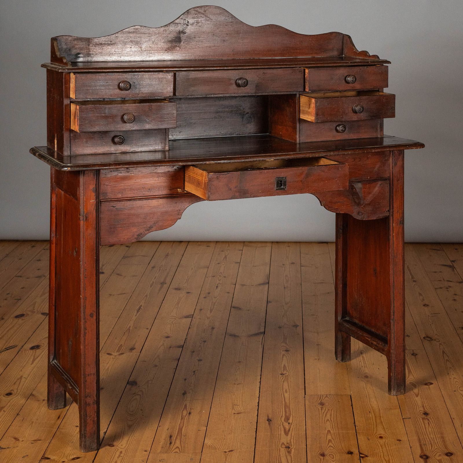Large 19th Century French Fruitwood Writing Desk photo Furniture