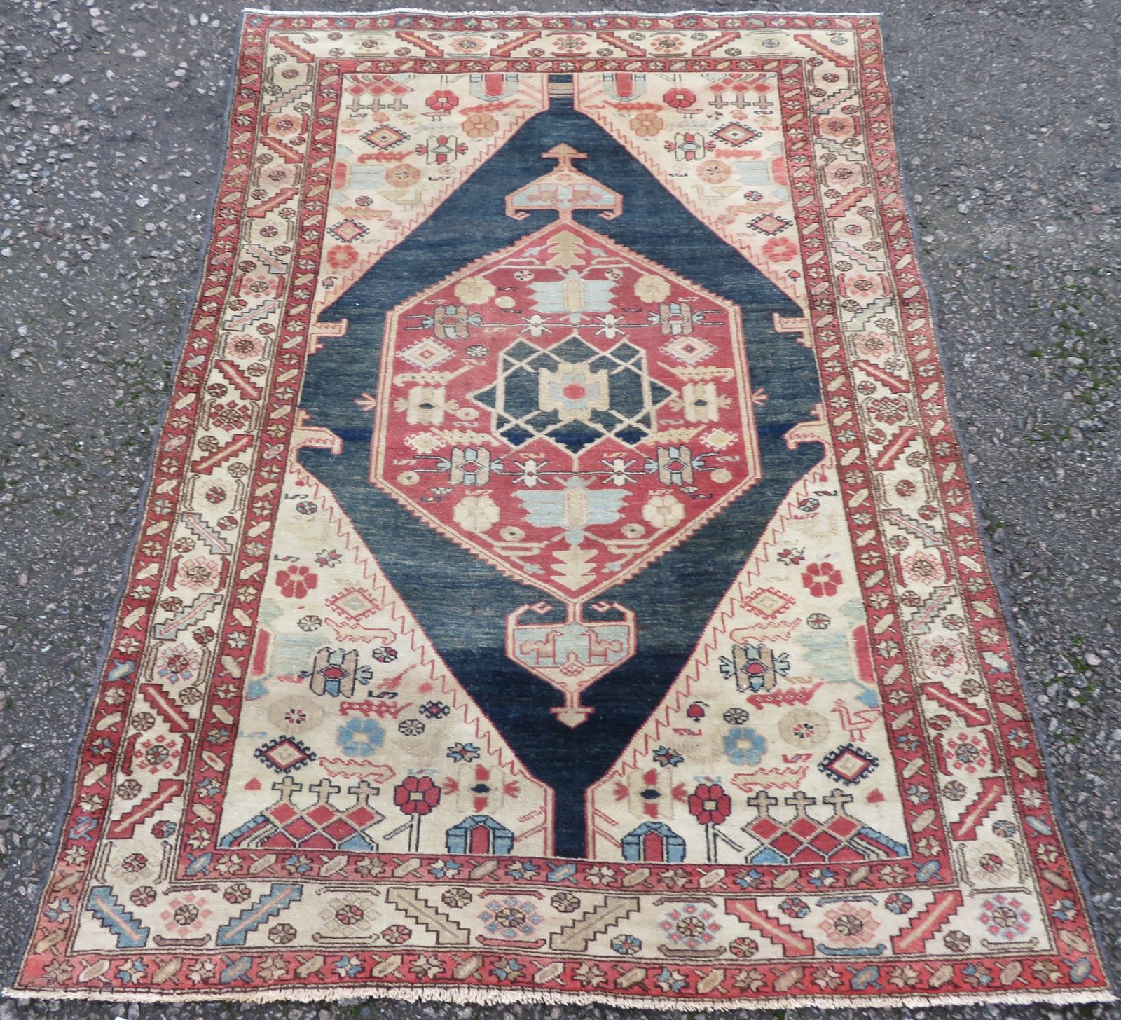 Antique Bakshaish Village Rug. 175cm X 130cm.