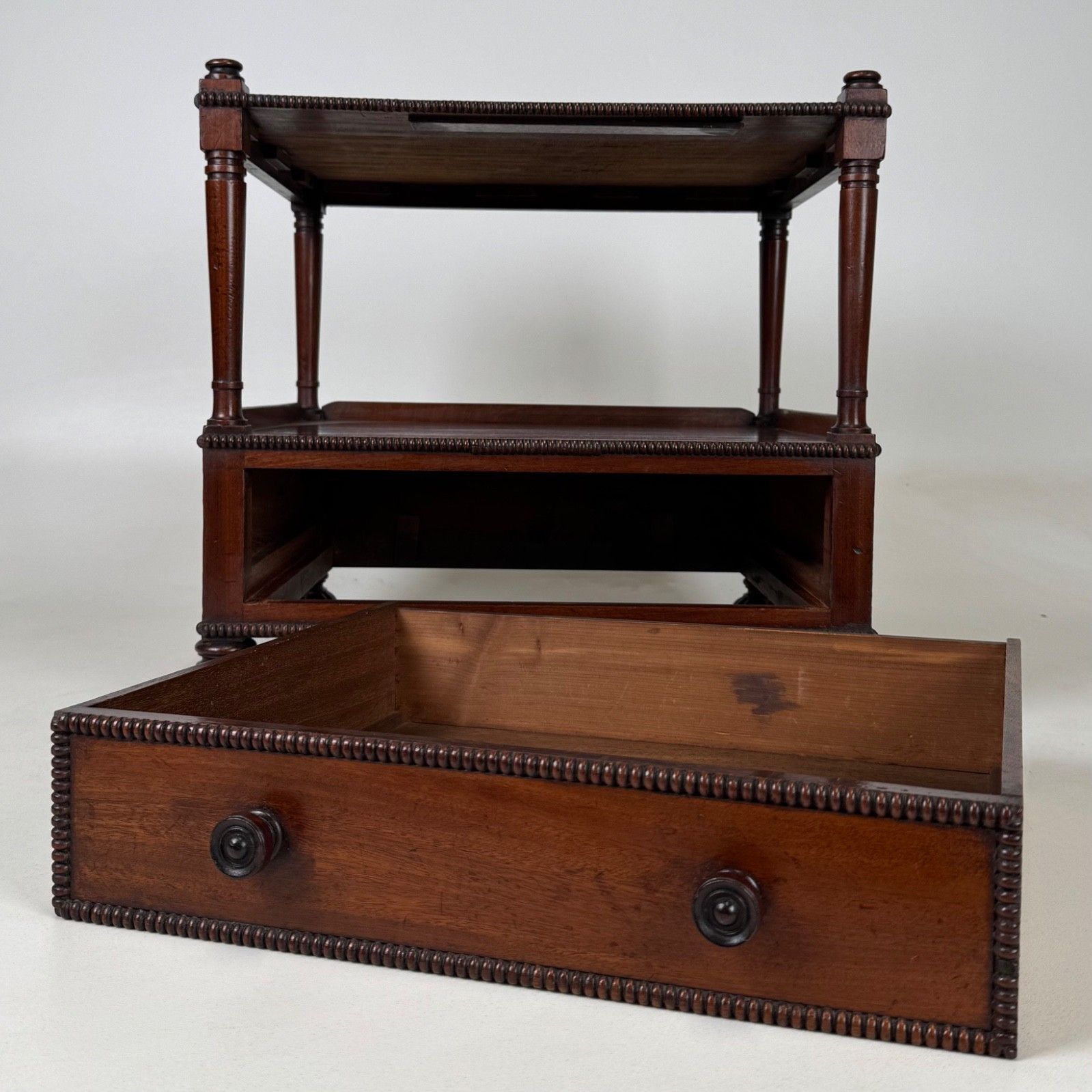 photo for sale Antique 19th Century Small Regency Cabinet In Mahogany