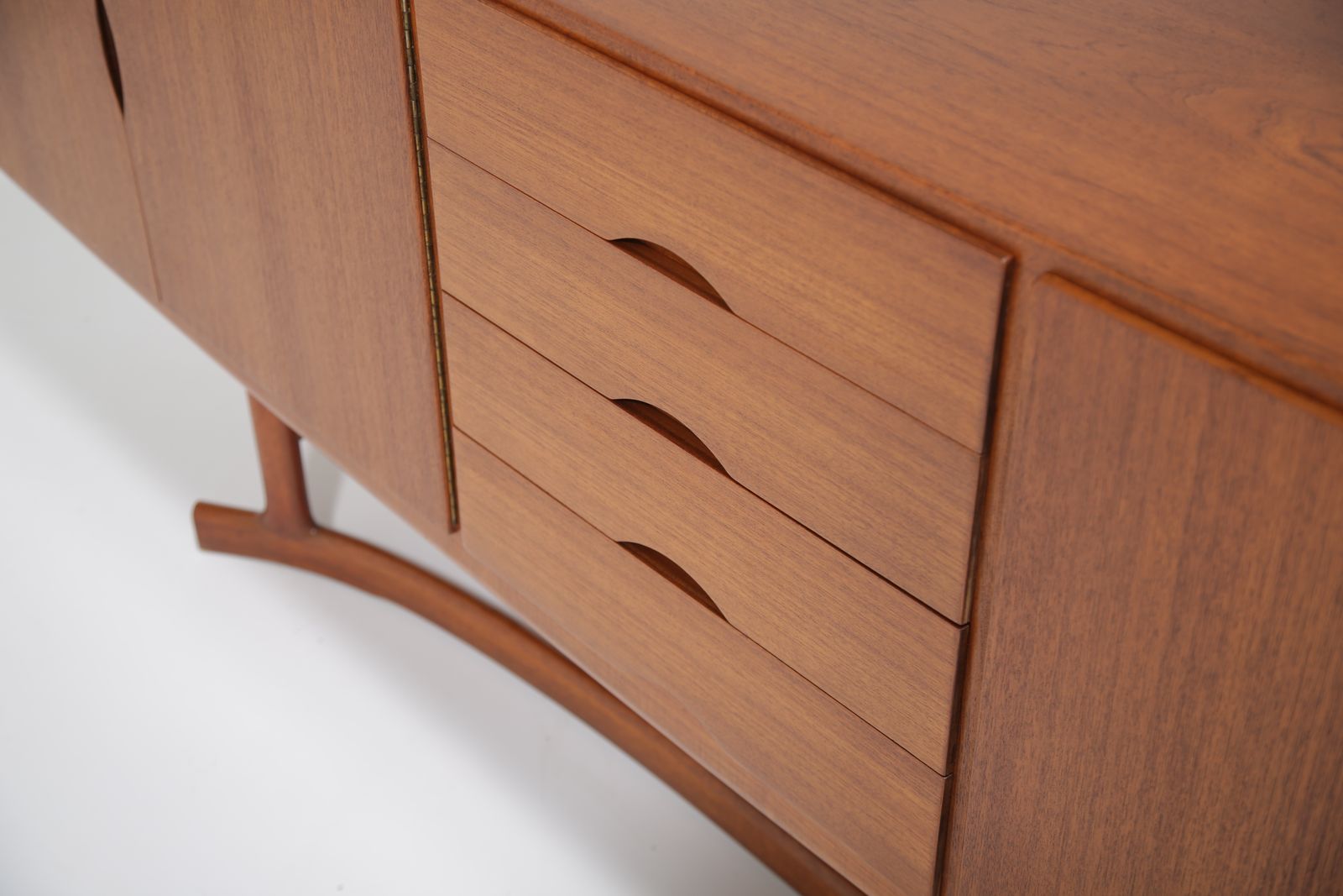 Vintage Danish Teak Sideboard Model Hb20 By Johannes Andersen For Hans Bech, 1960s photo Furniture