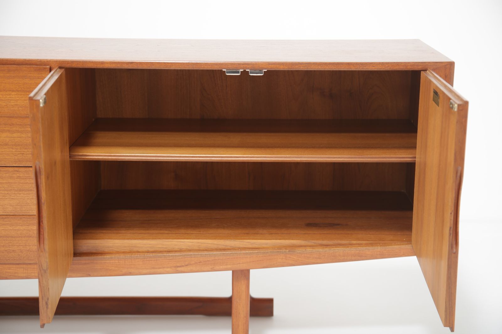 Furniture Vintage Danish Teak Sideboard Model Hb20 By Johannes Andersen For Hans Bech, 1960s photo