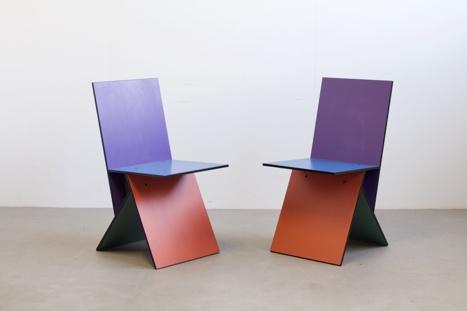 photo furniture Vintage Set Of Four "Vilbert" Chairs By Verner Panton For Ikea, Sweden 1990s