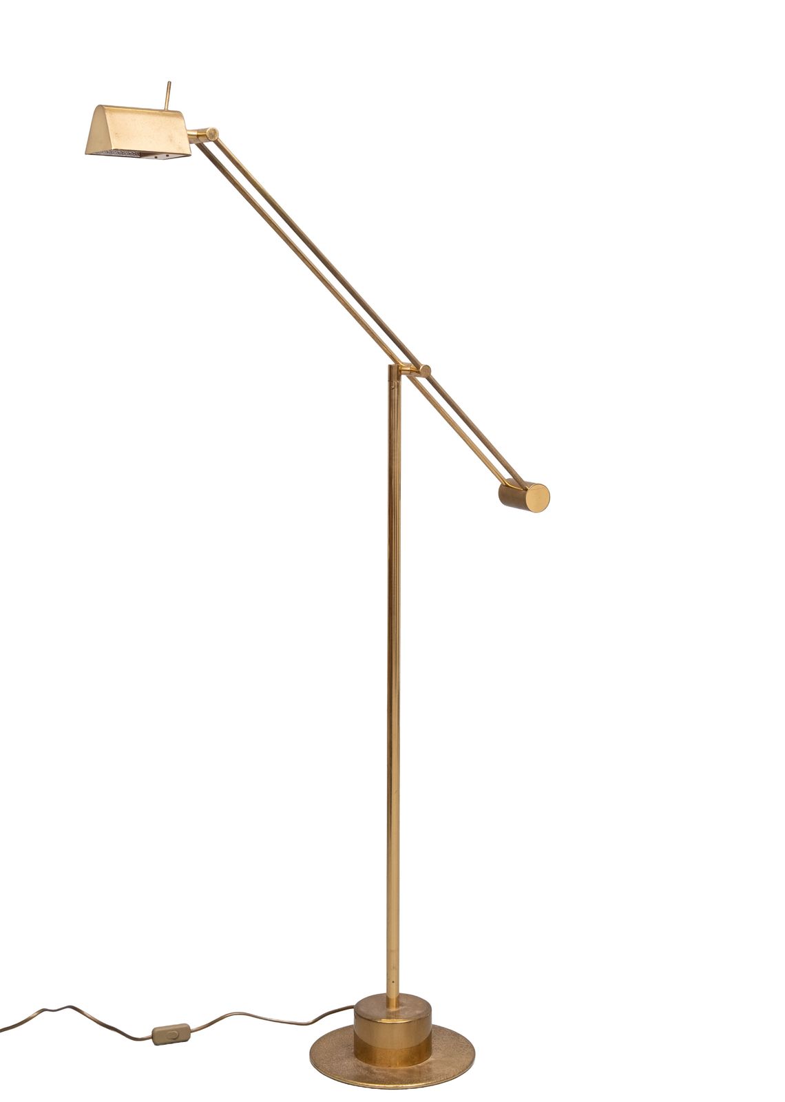 Hillebrand Messing Contragewicht Vloerlamp, Jaren 1980, Duitsland