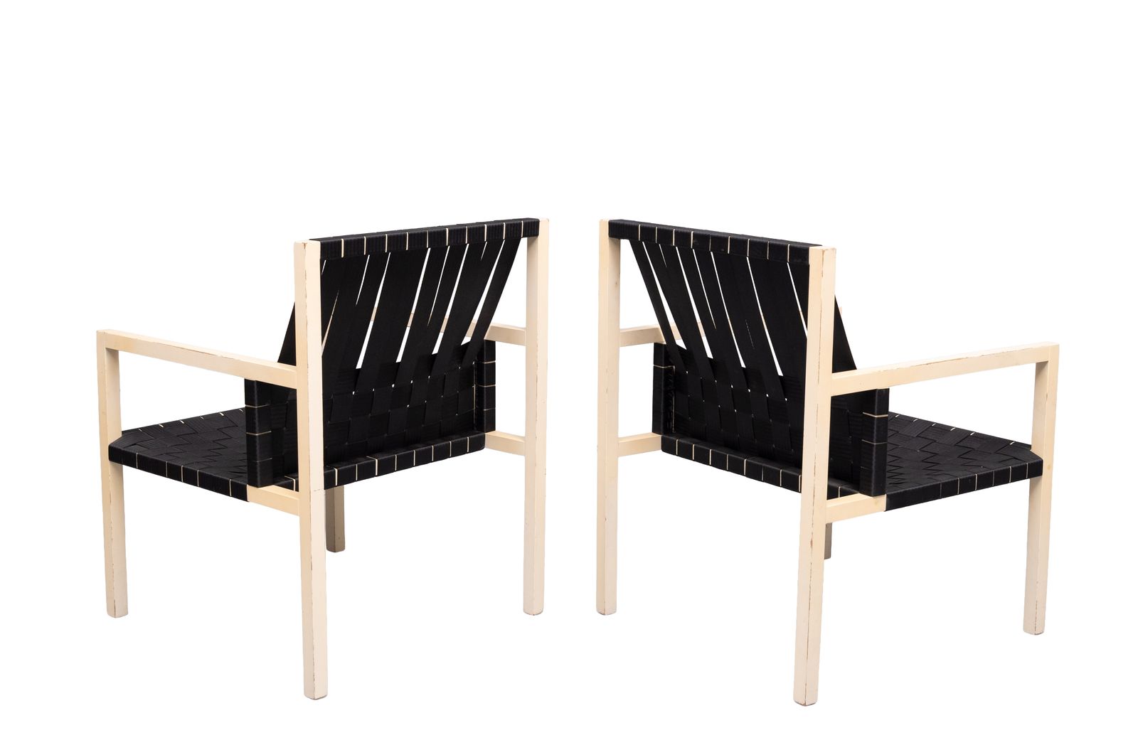 photo furniture Gijs Bakker Set Of 4 ''Seatbelt'' Chairs 1978 Holland