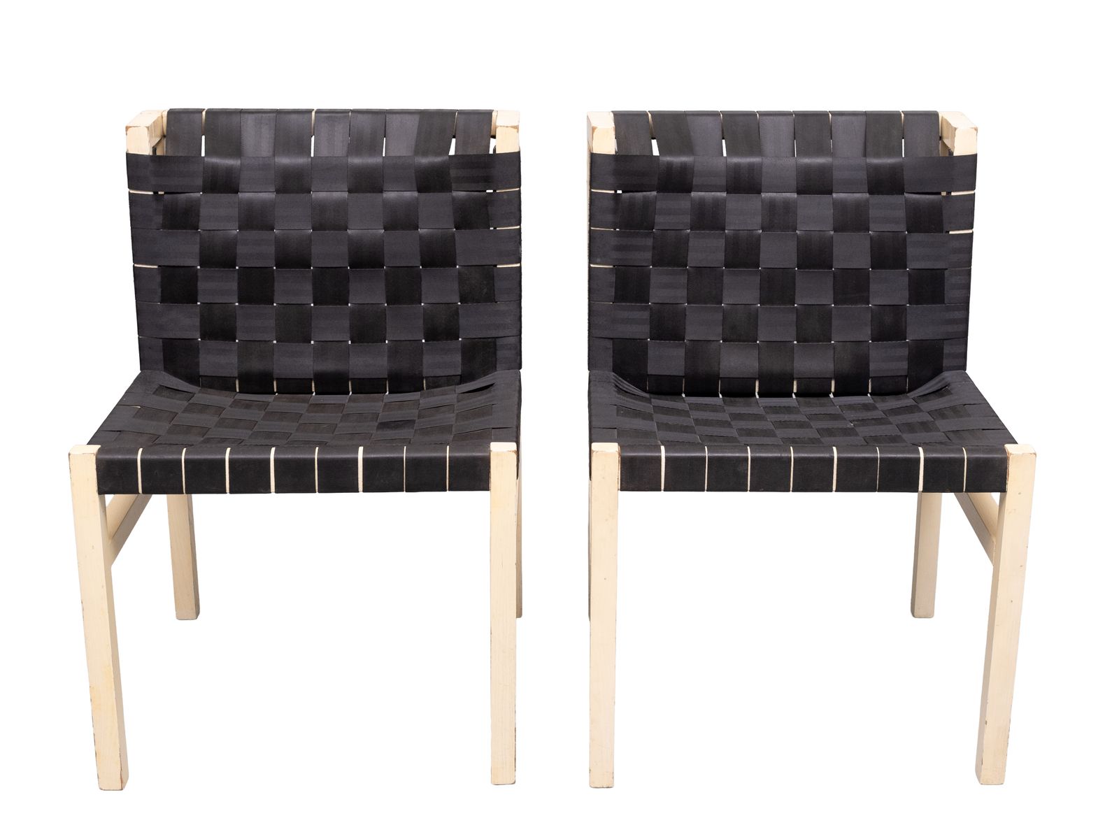 photo vinterior Gijs Bakker Set Of 4 ''Seatbelt'' Chairs 1978 Holland